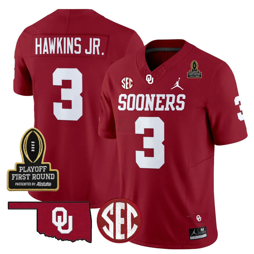 Camisa NCAA 2025 Playoff First Round Patch Jersey