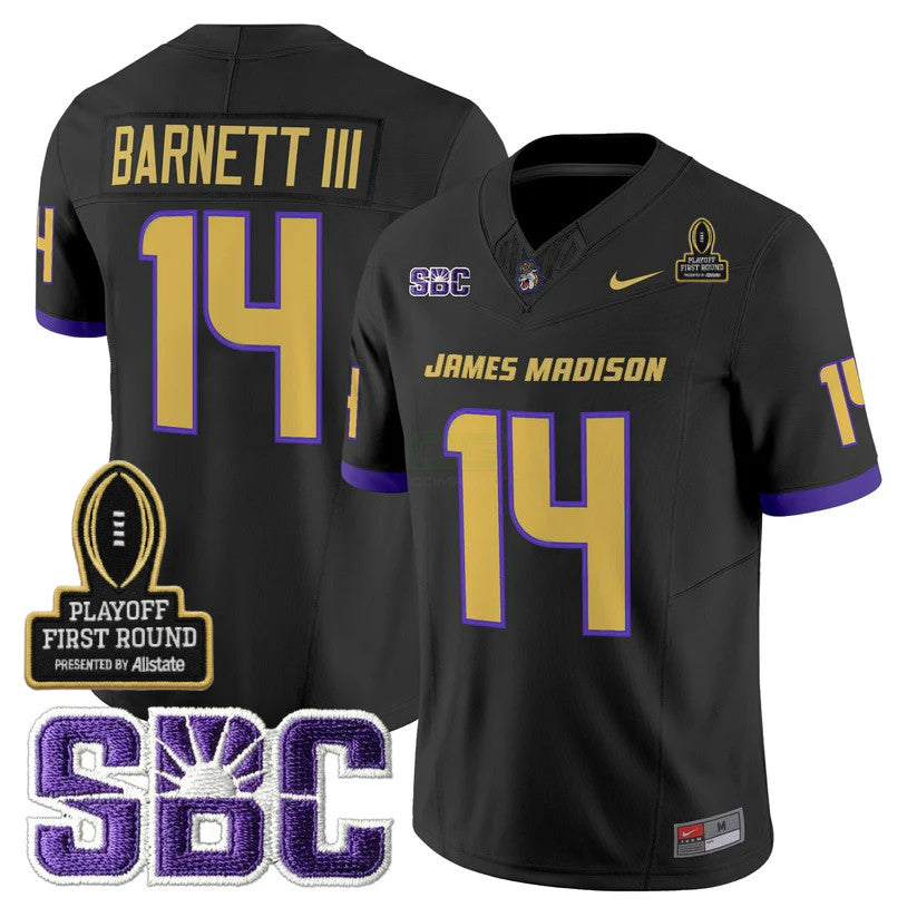 Camisa NCAA 2025 Playoff First Round Patch Jersey