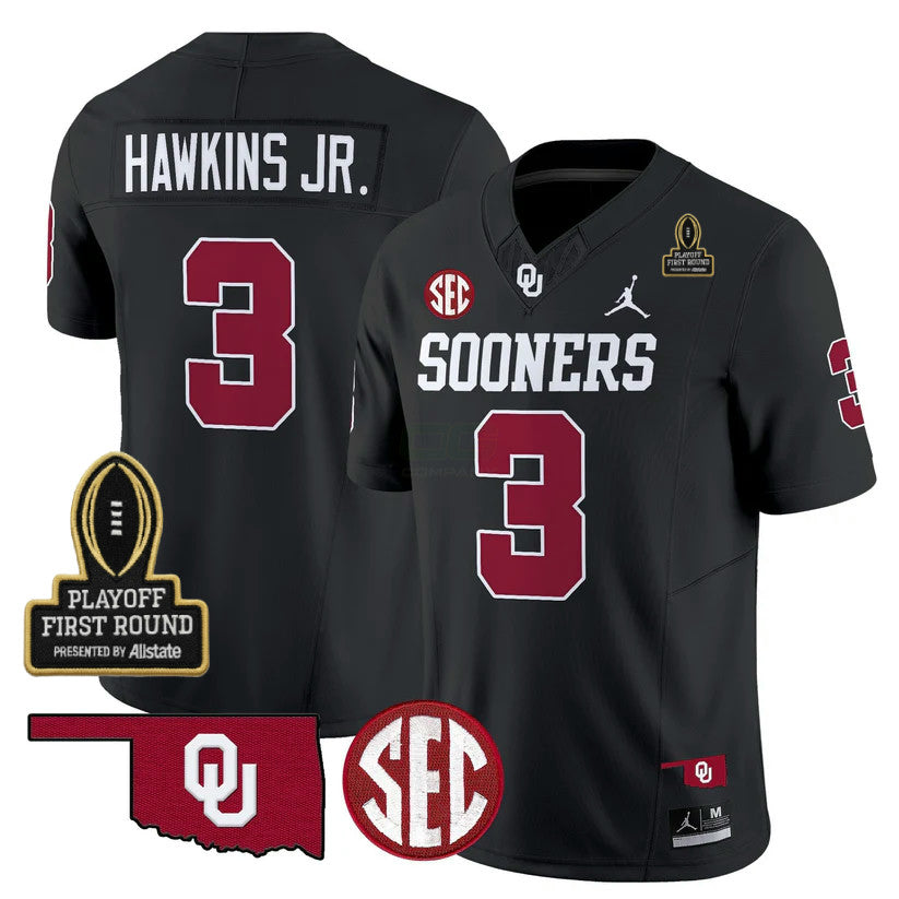 Camisa NCAA 2025 Playoff First Round Patch Jersey