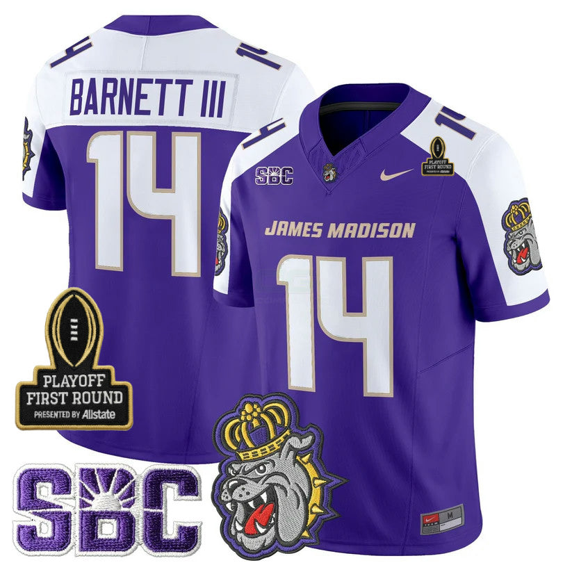 Camisa NCAA 2025 Playoff First Round Patch Jersey