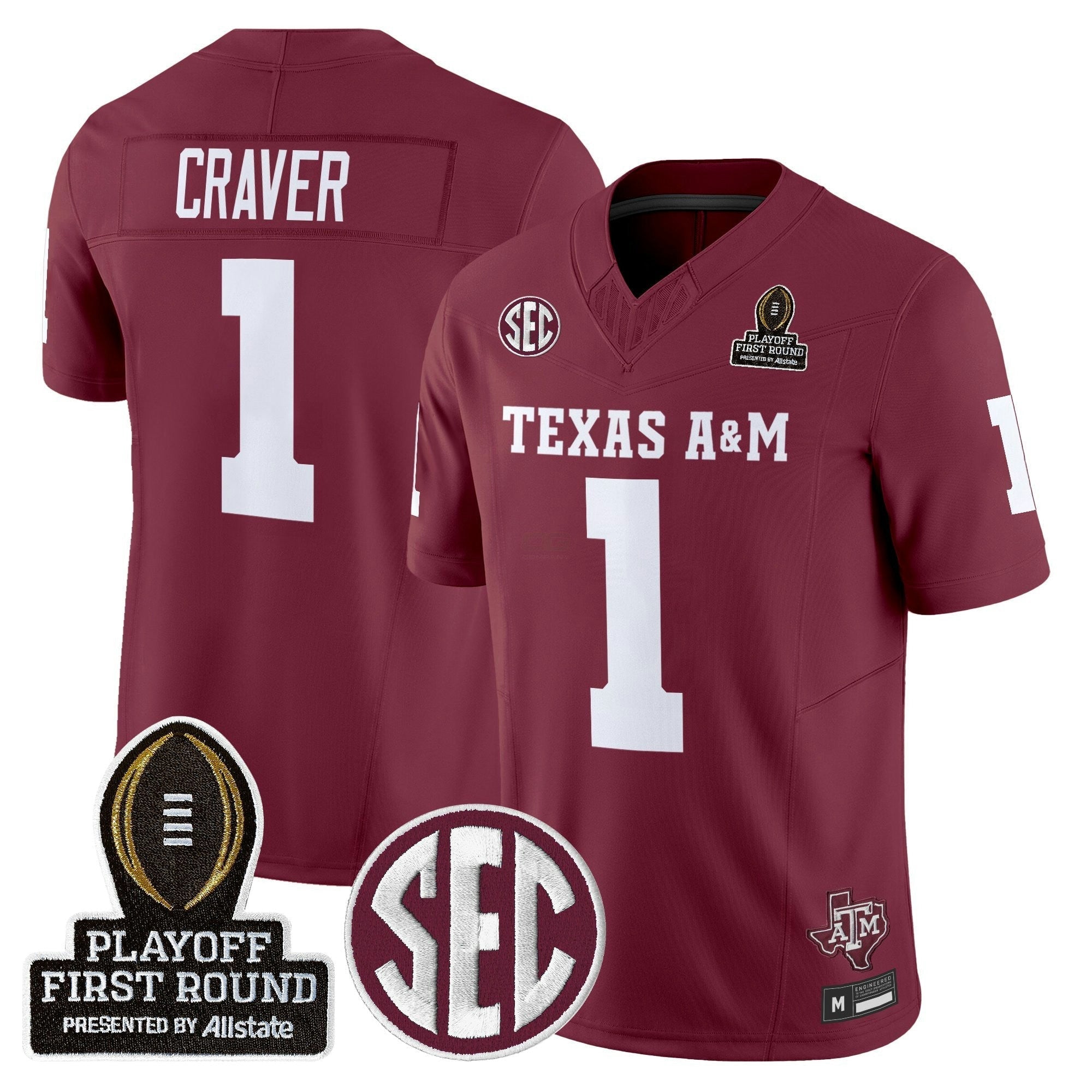 Camisa NCAA 2025 Playoff First Round Vapor Limited Jersey