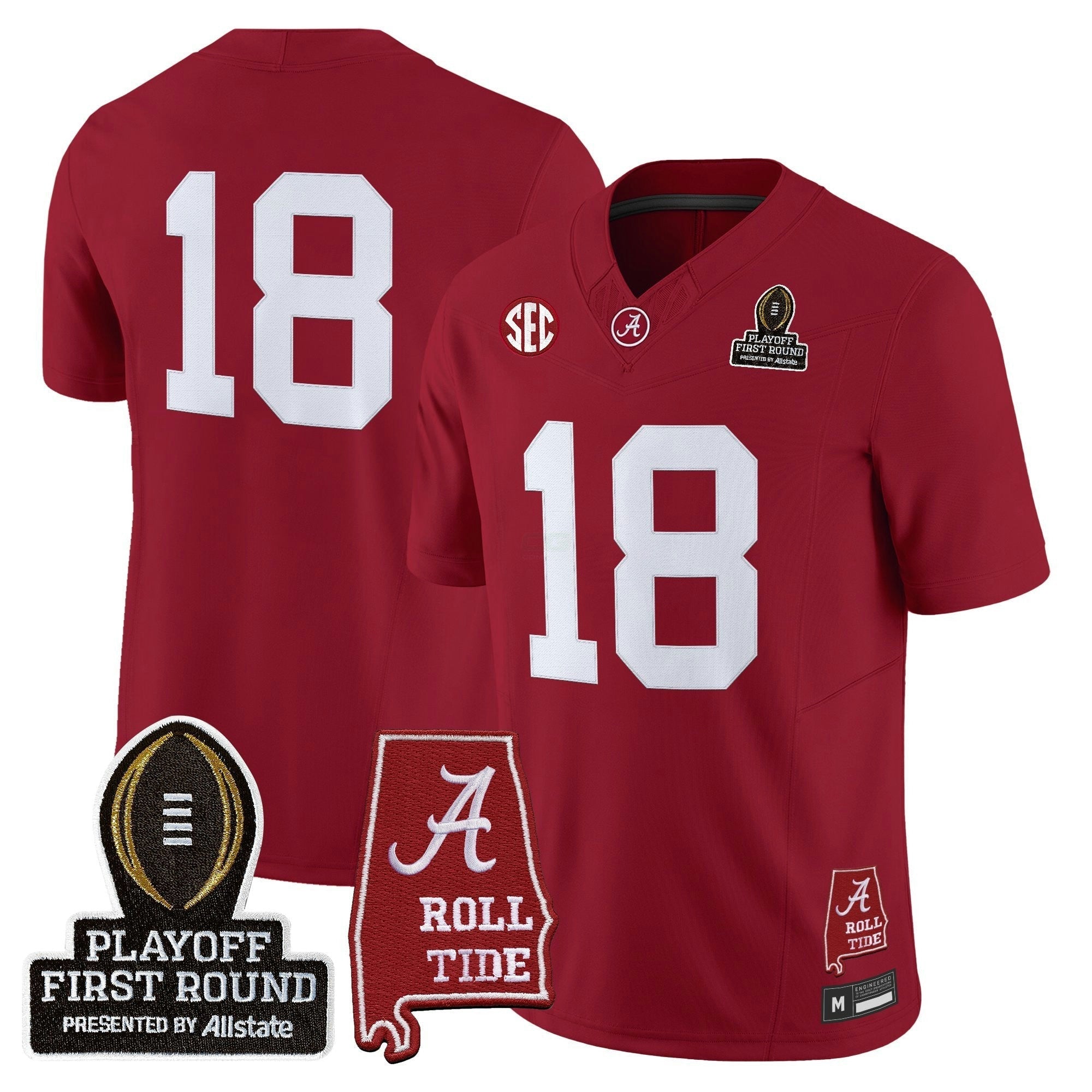 Camisa NCAA 2025 Playoff First Round Vapor Limited Jersey