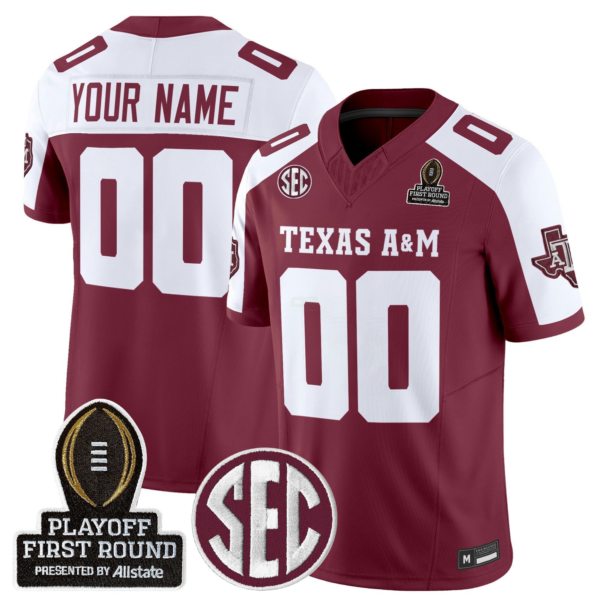 Camisa NCAA 2025 Playoff First Round Vapor Limited Jersey