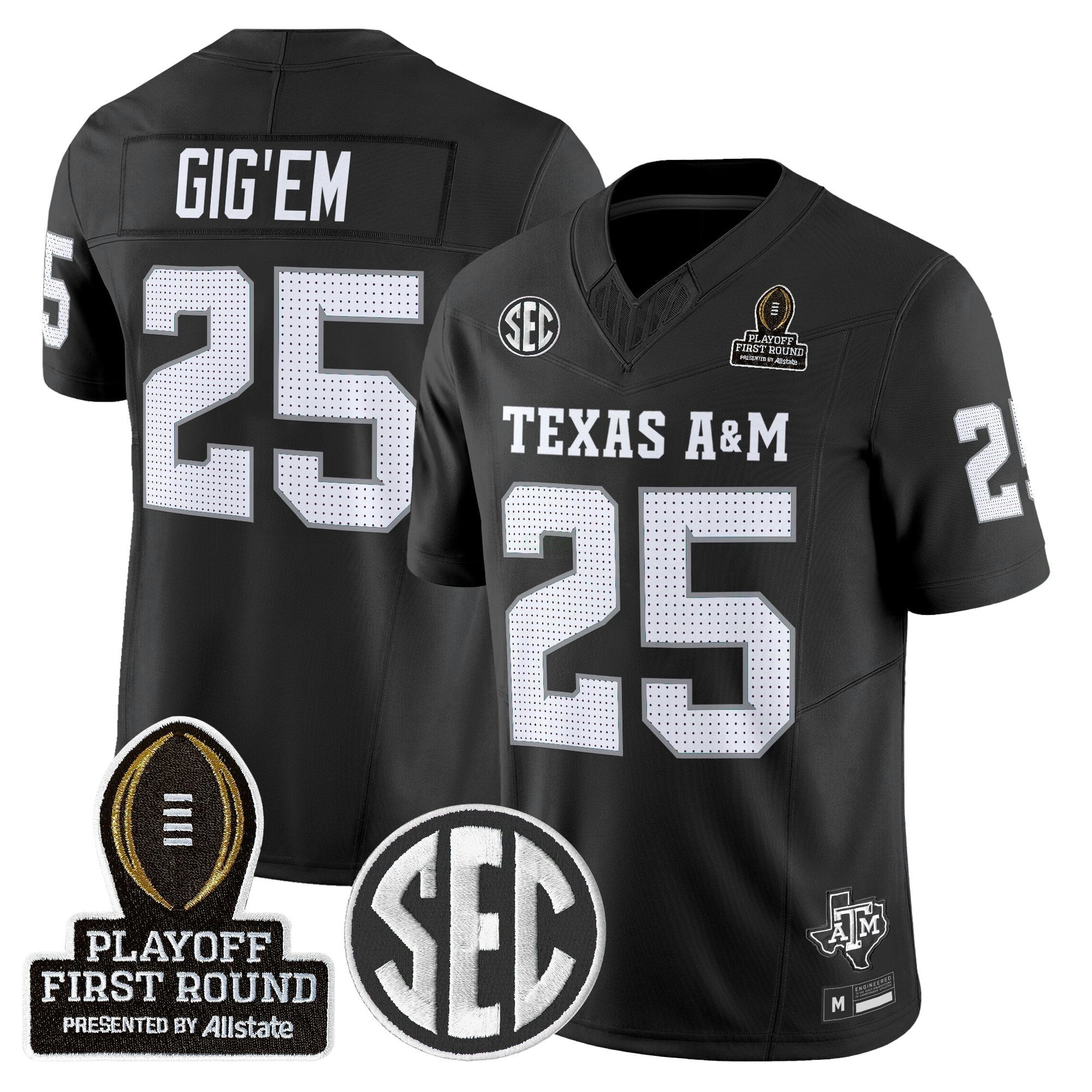 Camisa NCAA 2025 Playoff First Round Vapor Limited Jersey