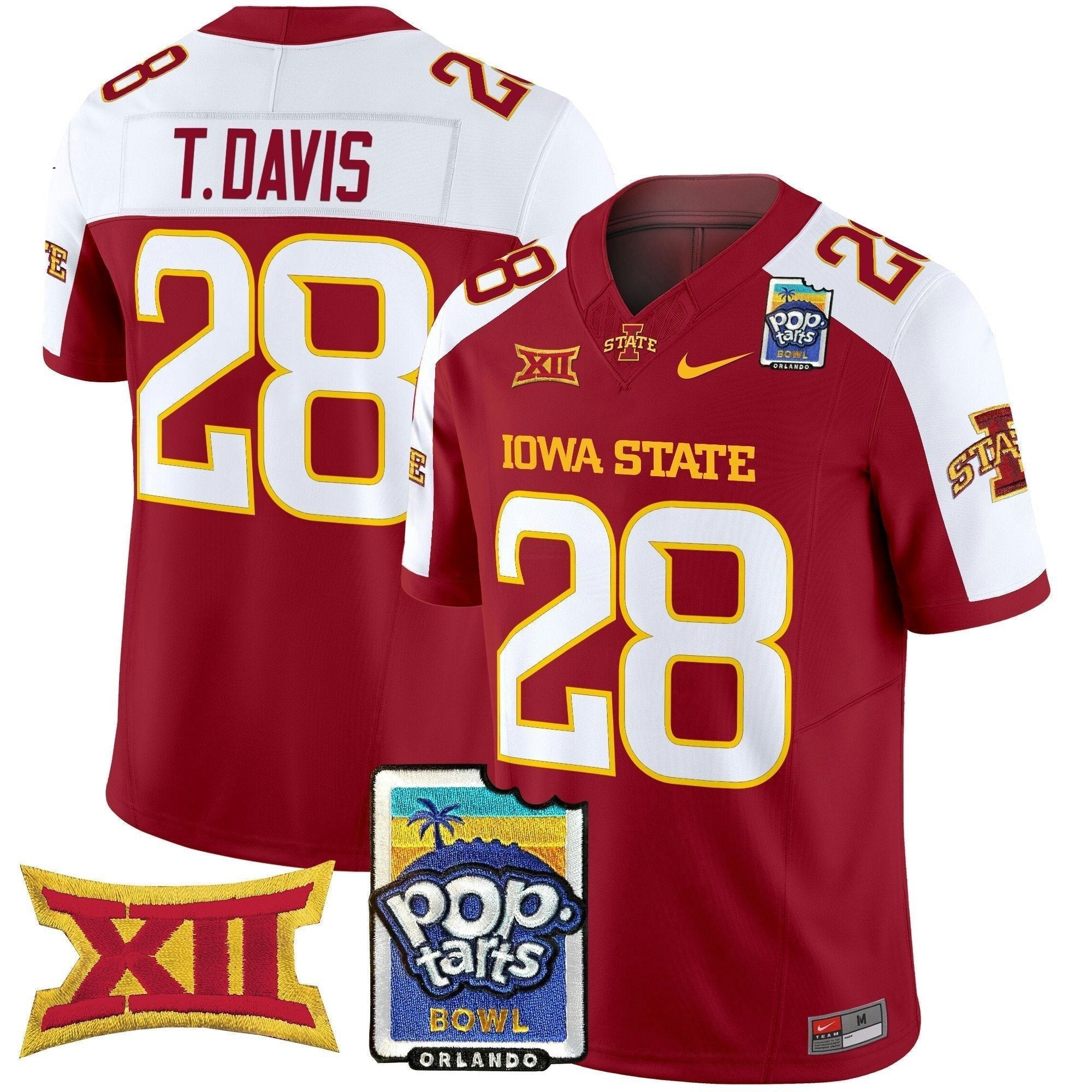 Camisa NCAA 2025 PopTarts Bowl Patch Vapor Limited Jersey