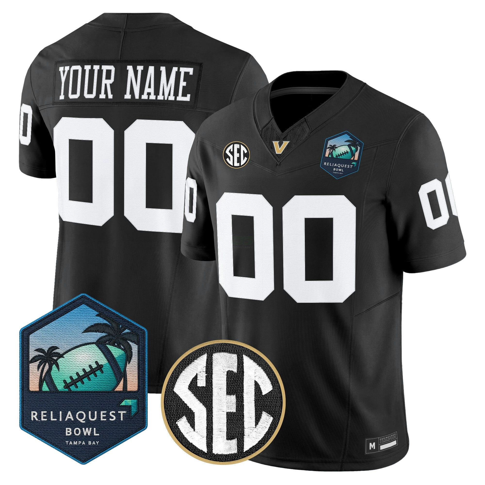 Camisa NCAA 2025 ReliaQuest Bowl Vapor Limited Jersey