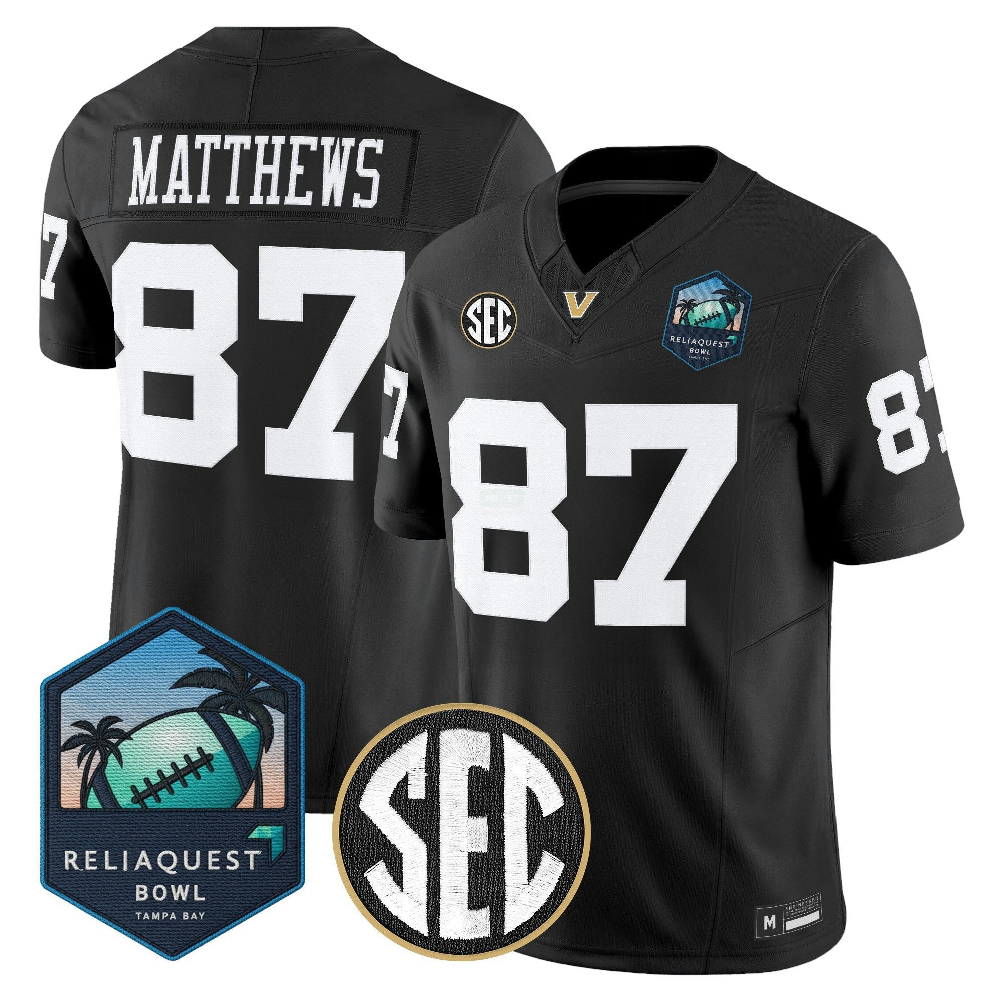 Camisa NCAA 2025 ReliaQuest Bowl Vapor Limited Jersey