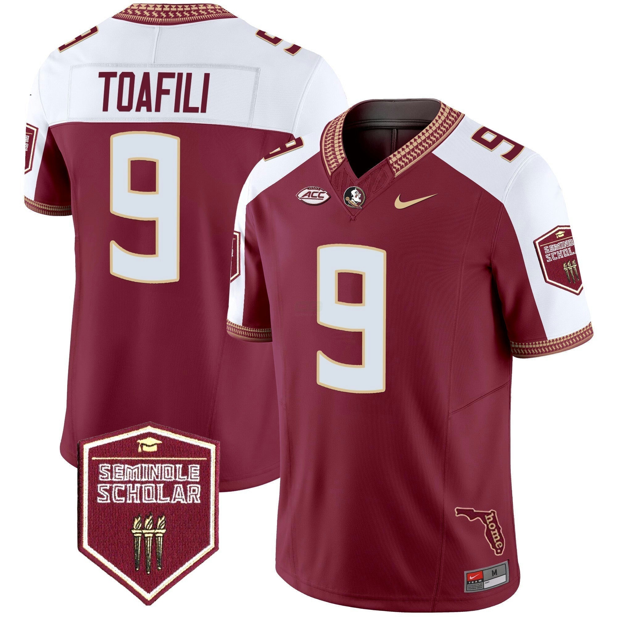 Camisa NCAA 2025 Seminole Scholar Patch Vapor Limited Jersey