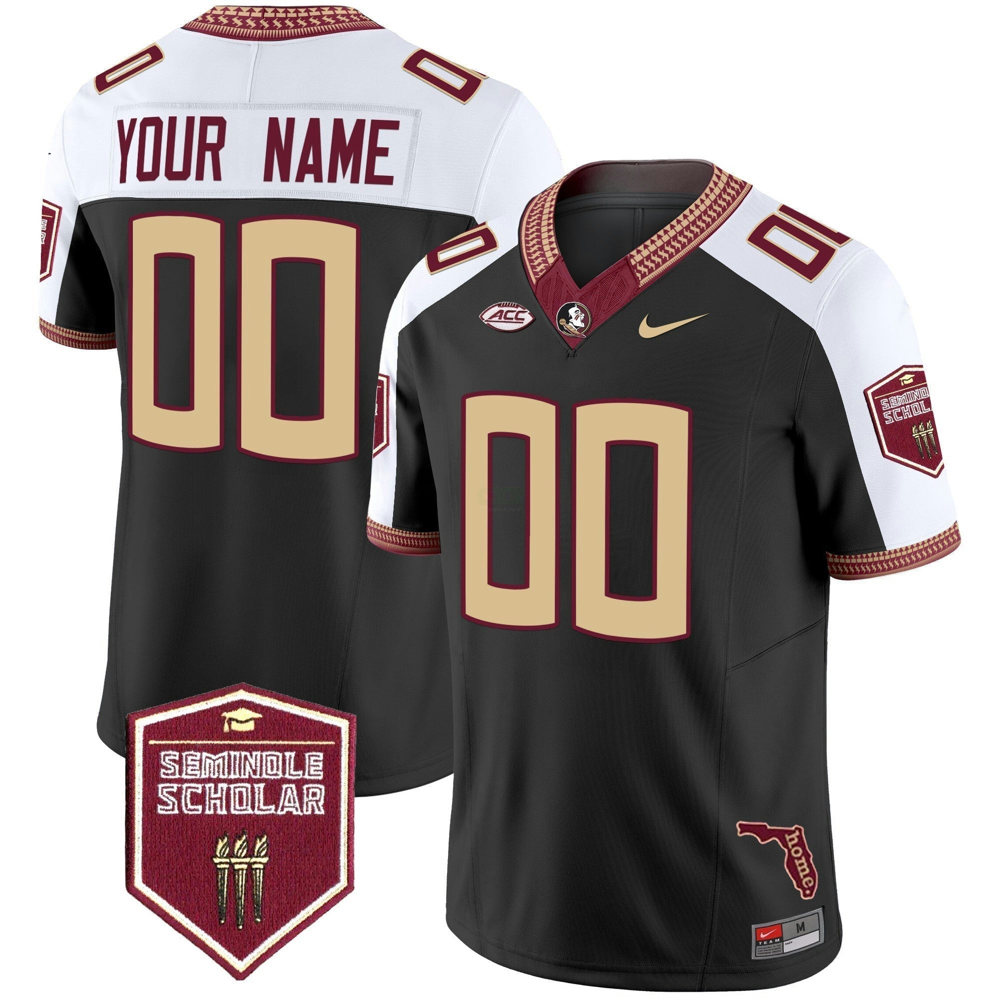 Camisa NCAA 2025 Seminole Scholar Patch Vapor Limited Jersey