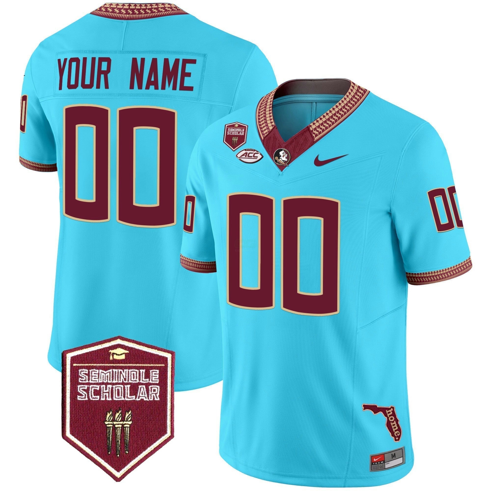 Camisa NCAA 2025 Seminole Scholar Patch Vapor Limited Jersey