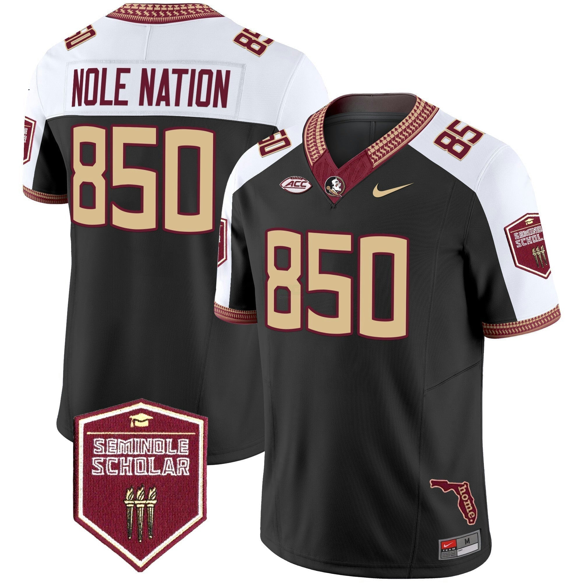 Camisa NCAA 2025 Seminole Scholar Patch Vapor Limited Jersey