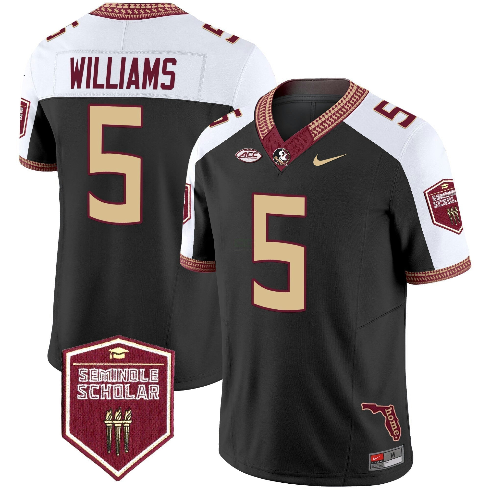 Camisa NCAA 2025 Seminole Scholar Patch Vapor Limited Jersey