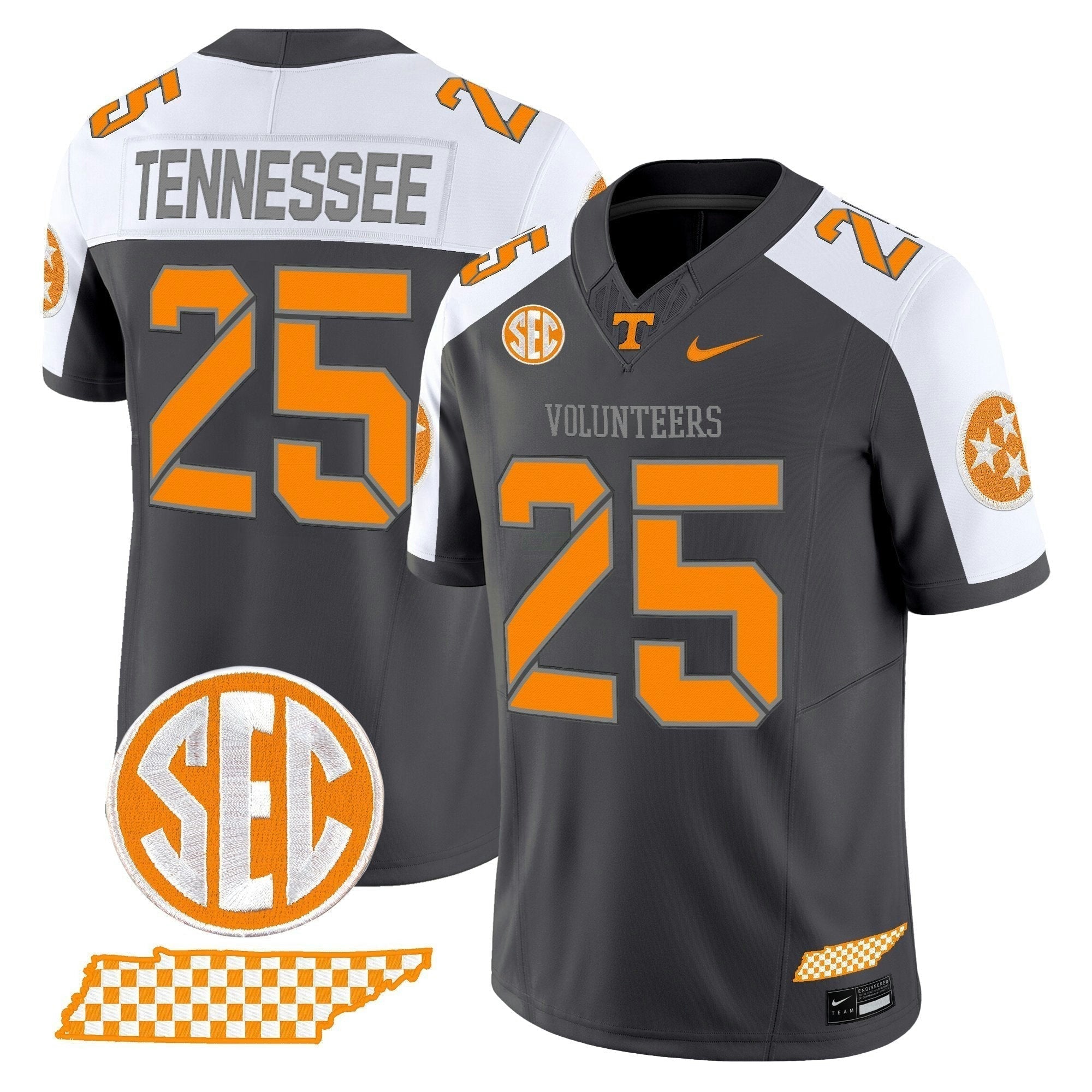Camisa NCAA 2025 'Smokey Grey Series' Vapor Limited Jersey V2