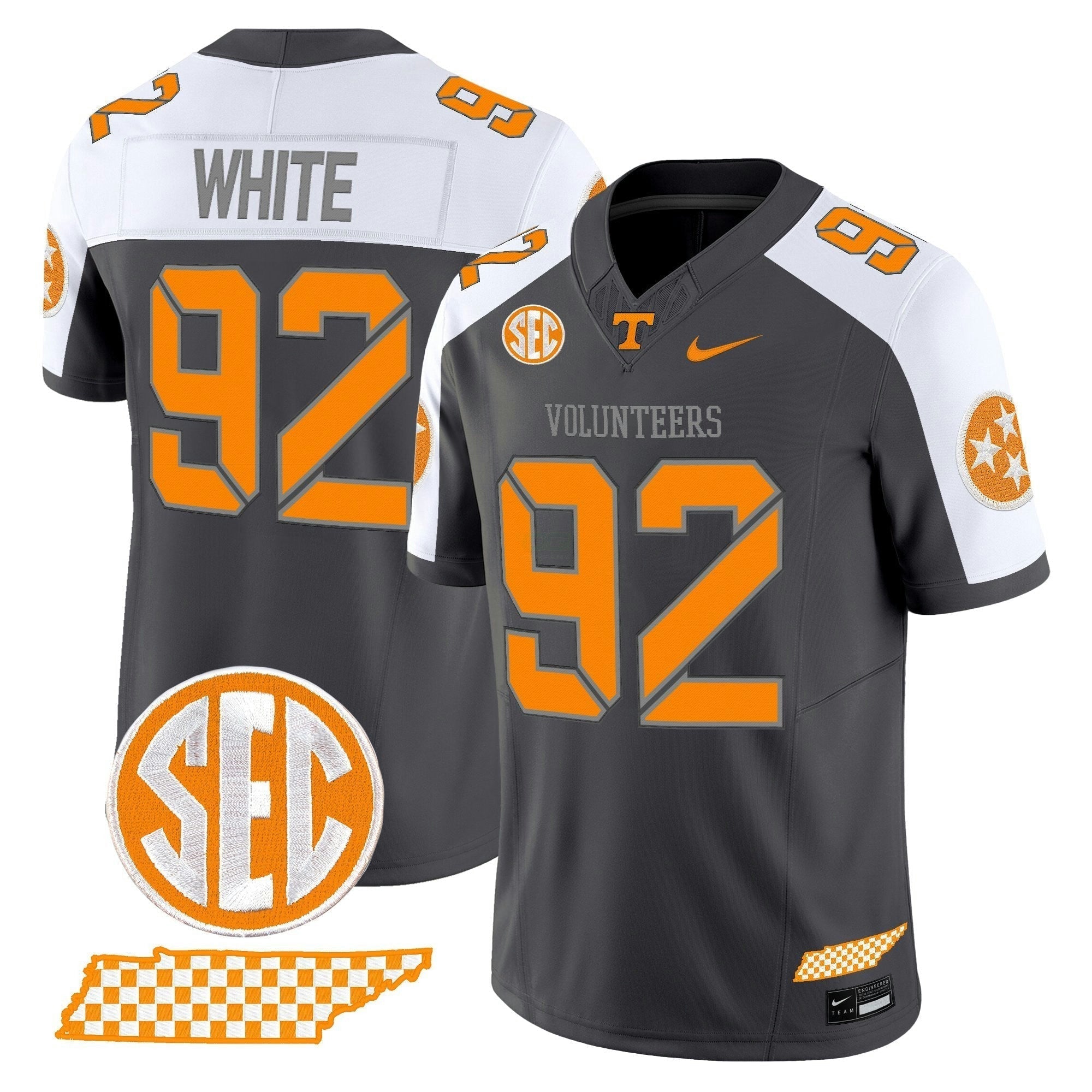 Camisa NCAA 2025 'Smokey Grey Series' Vapor Limited Jersey V2