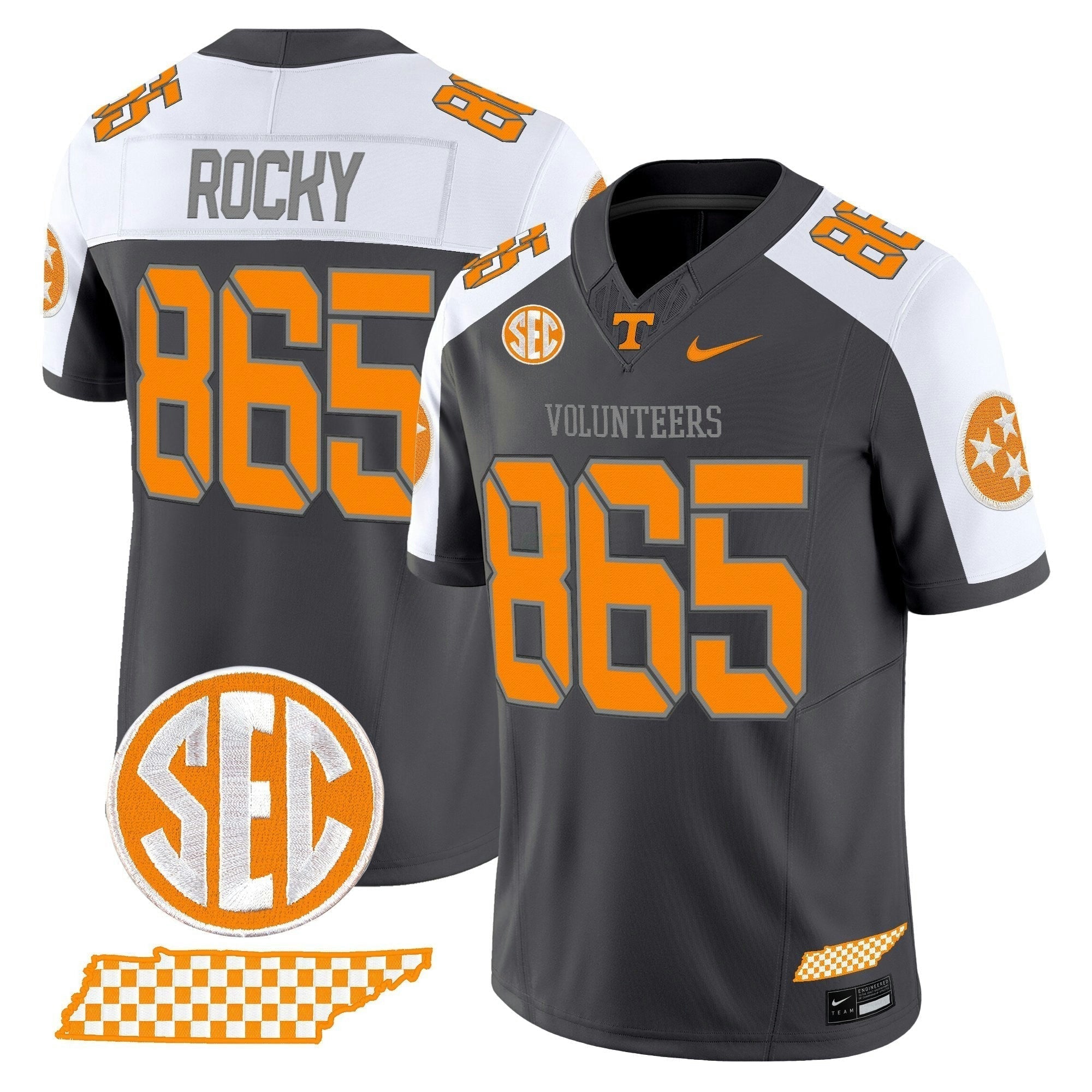 Camisa NCAA 2025 'Smokey Grey Series' Vapor Limited Jersey V2