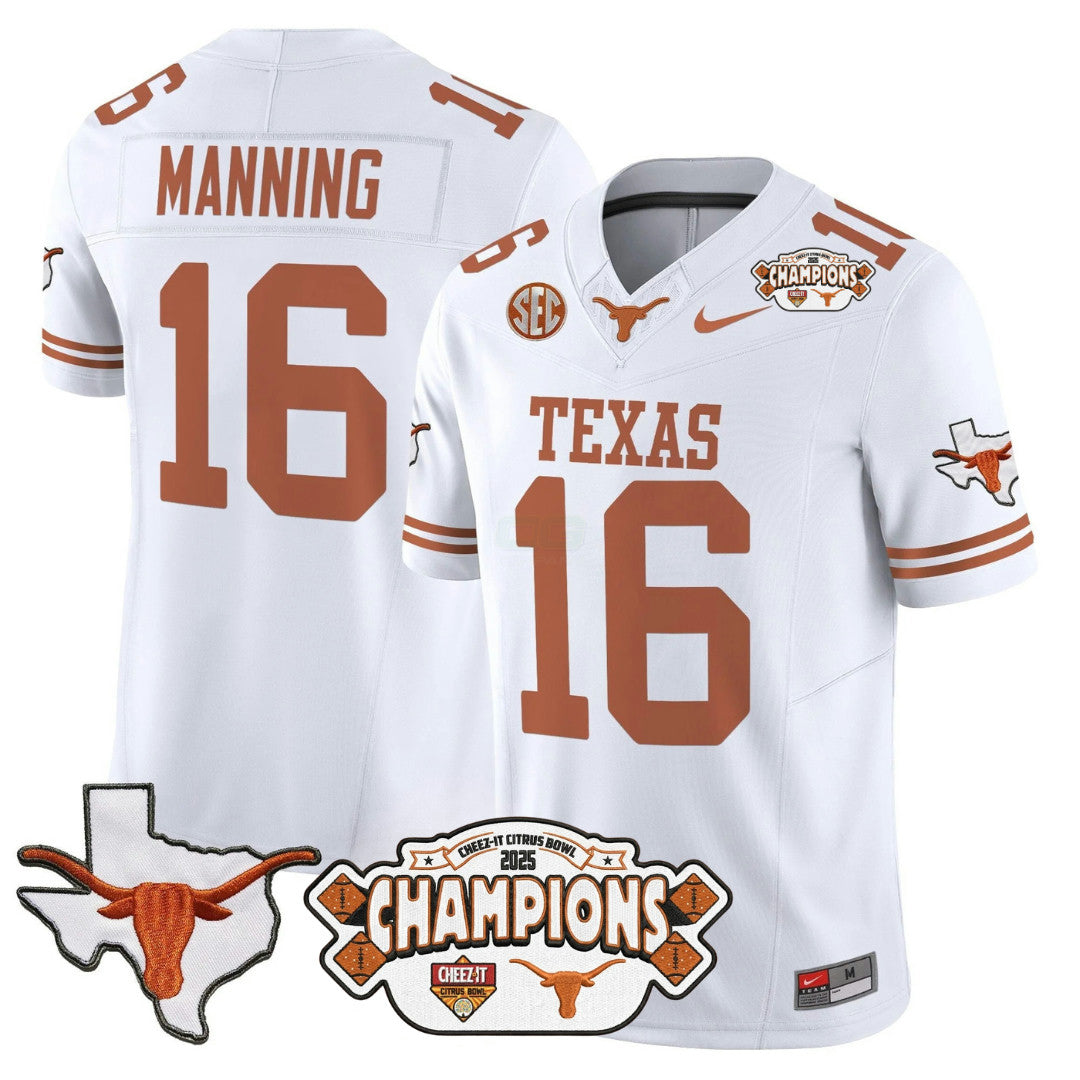 Camisa NCAA 2025 State Map & Citrus Bowl Champions Patch Vapor Limited Jersey