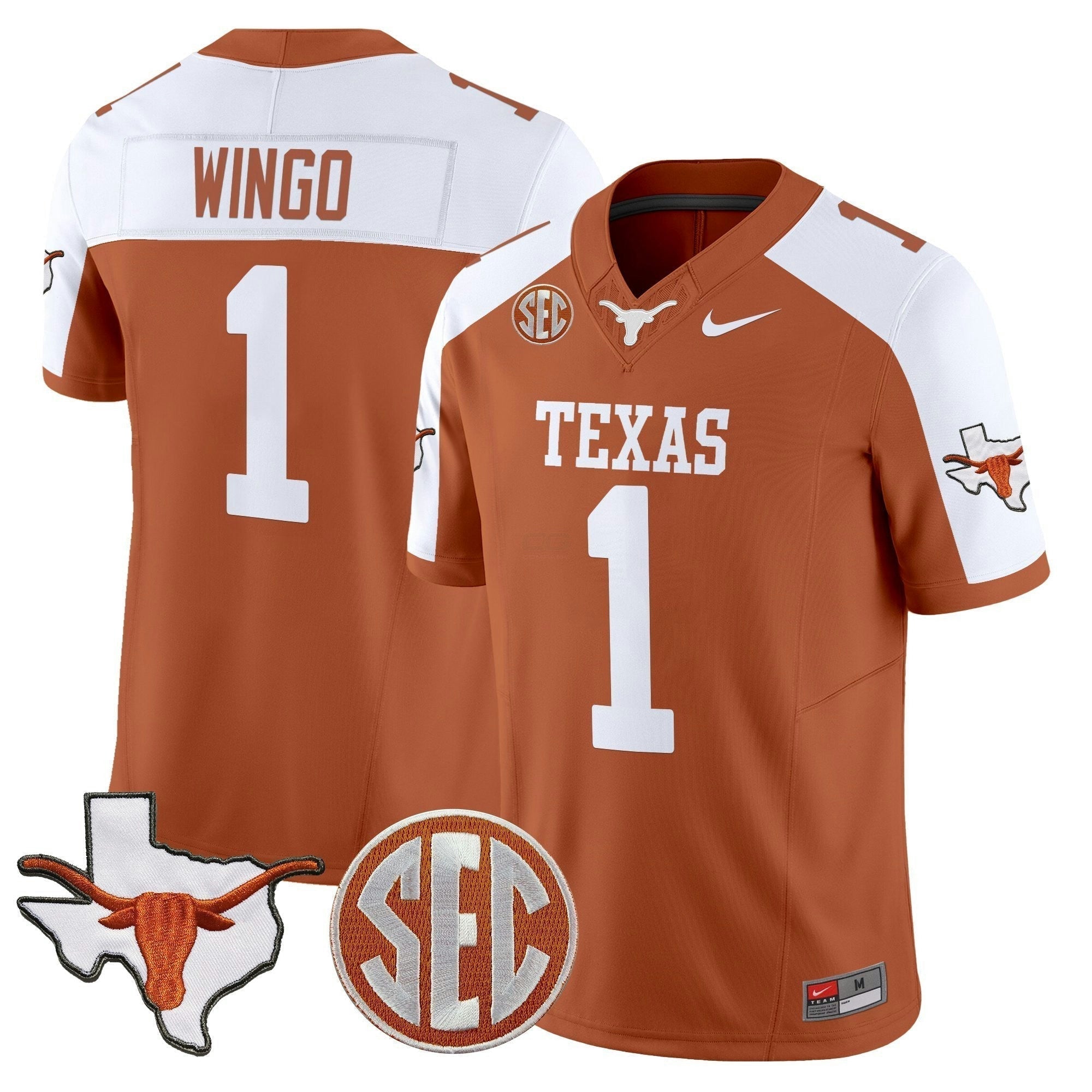 Camisa NCAA 2025 State Map & SEC Patch Vapor Limited Jersey