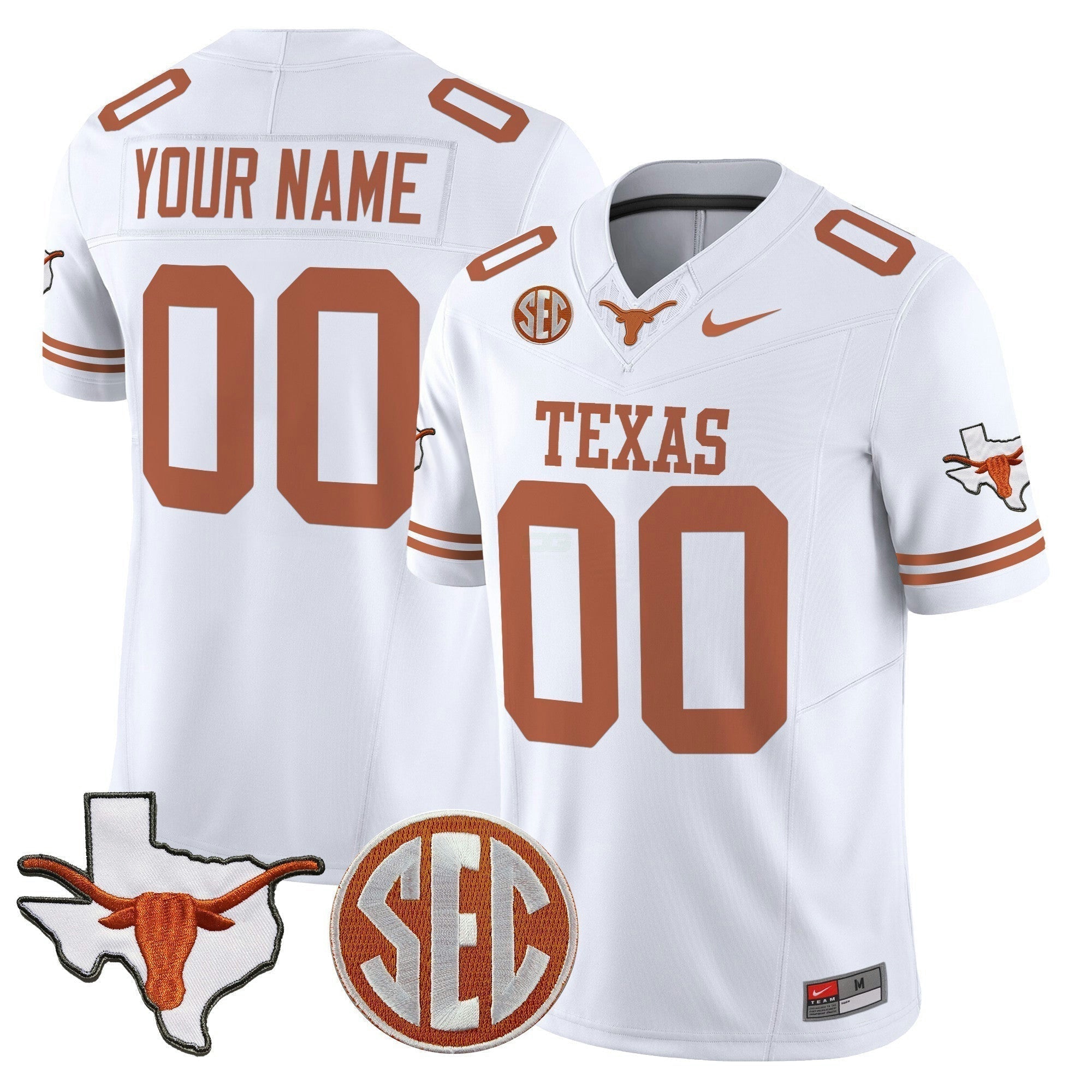 Camisa NCAA 2025 State Map & SEC Patch Vapor Limited Jersey