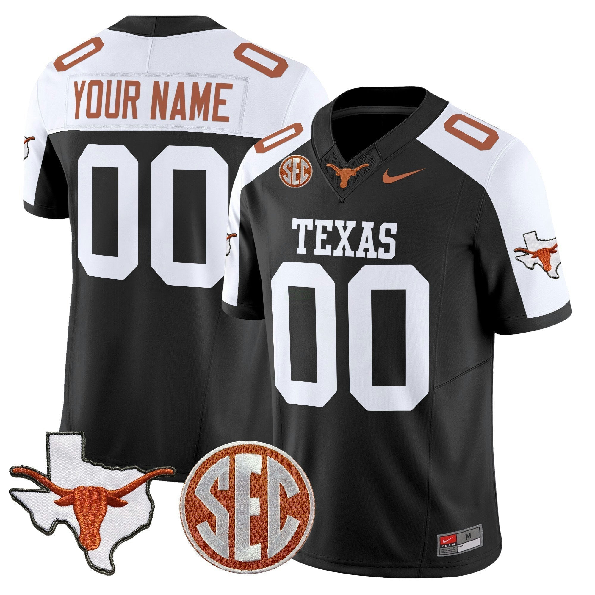 Camisa NCAA 2025 State Map & SEC Patch Vapor Limited Jersey
