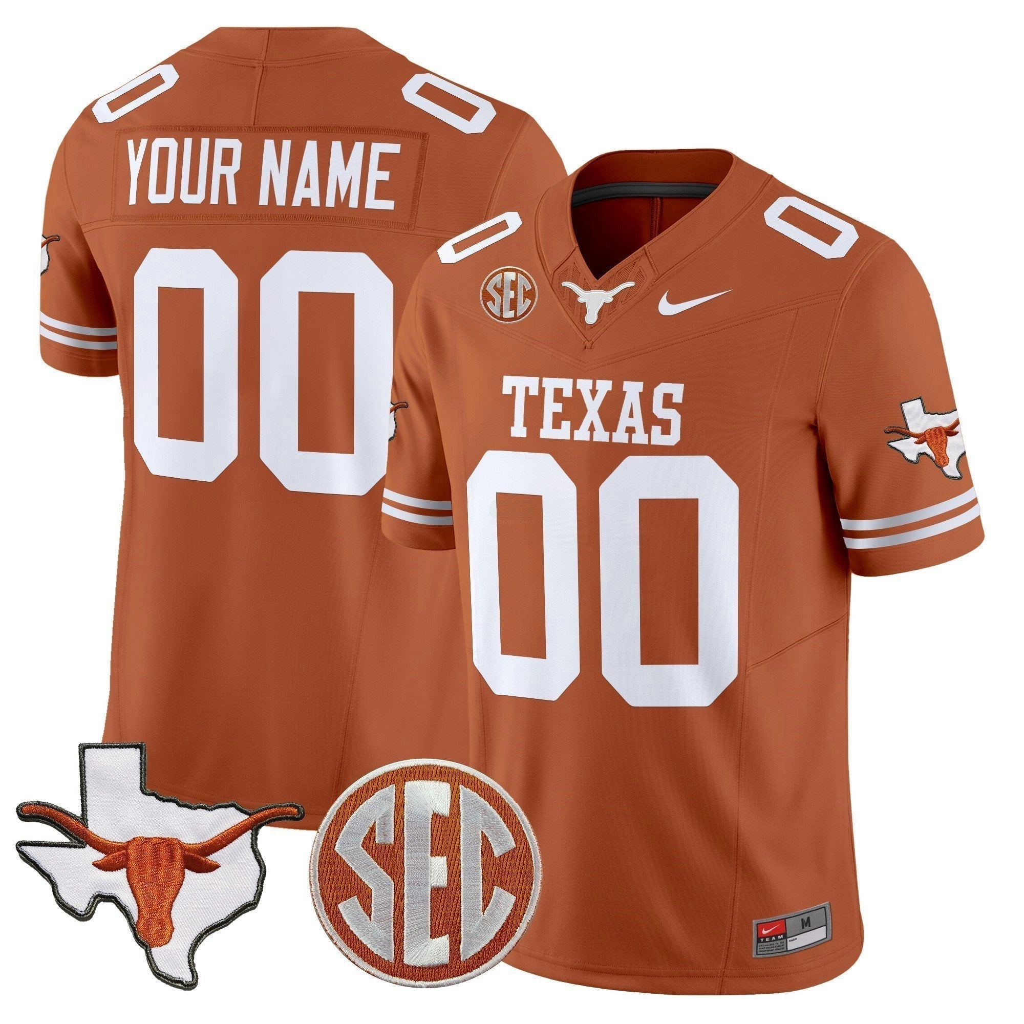 Camisa NCAA 2025 State Map & SEC Patch Vapor Limited Jersey