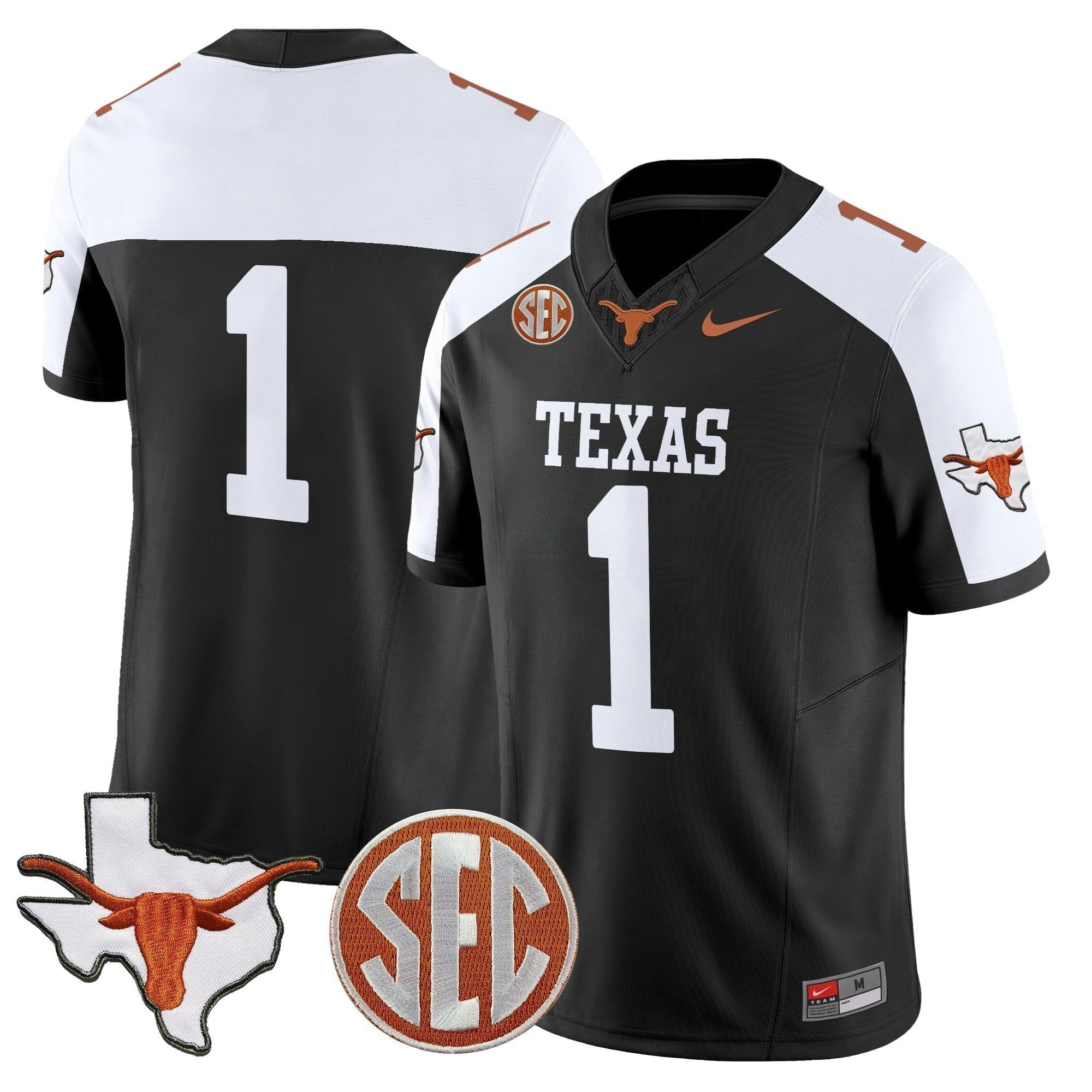 Camisa NCAA 2025 State Map & SEC Patch Vapor Limited Jersey