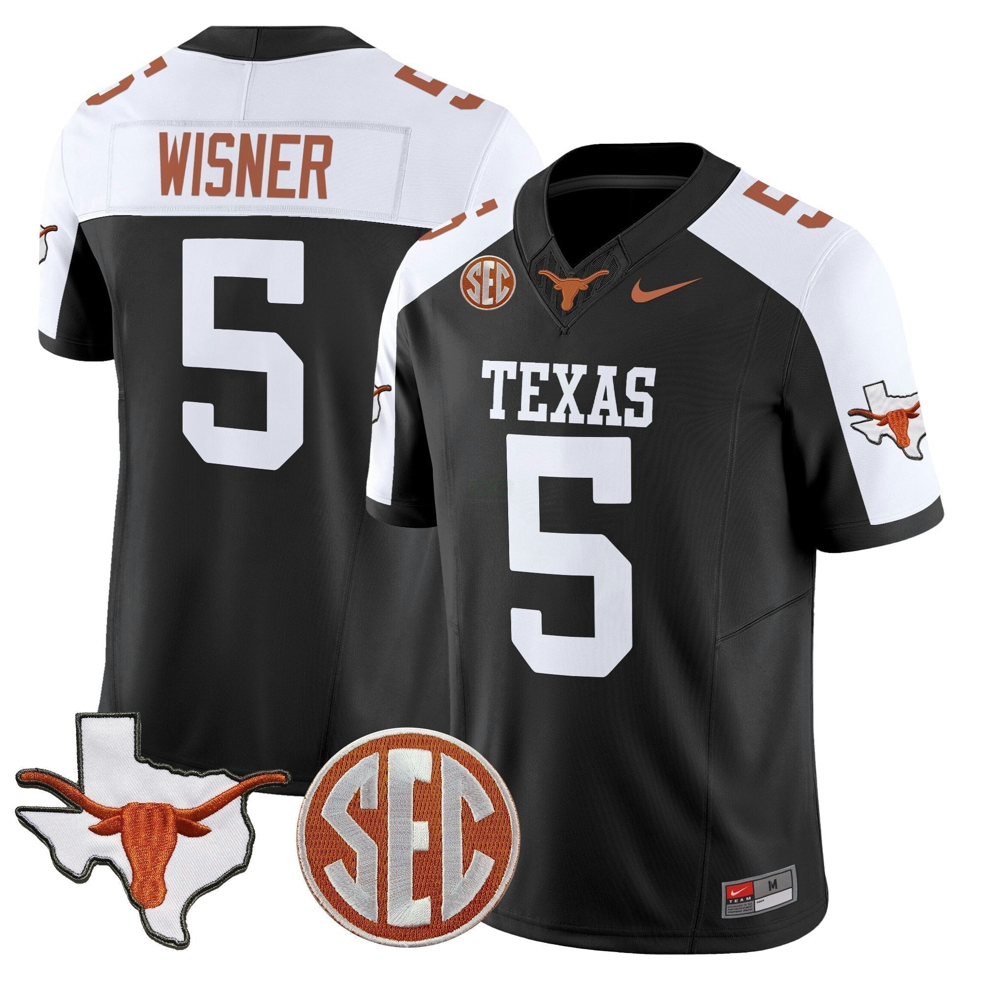 Camisa NCAA 2025 State Map & SEC Patch Vapor Limited Jersey