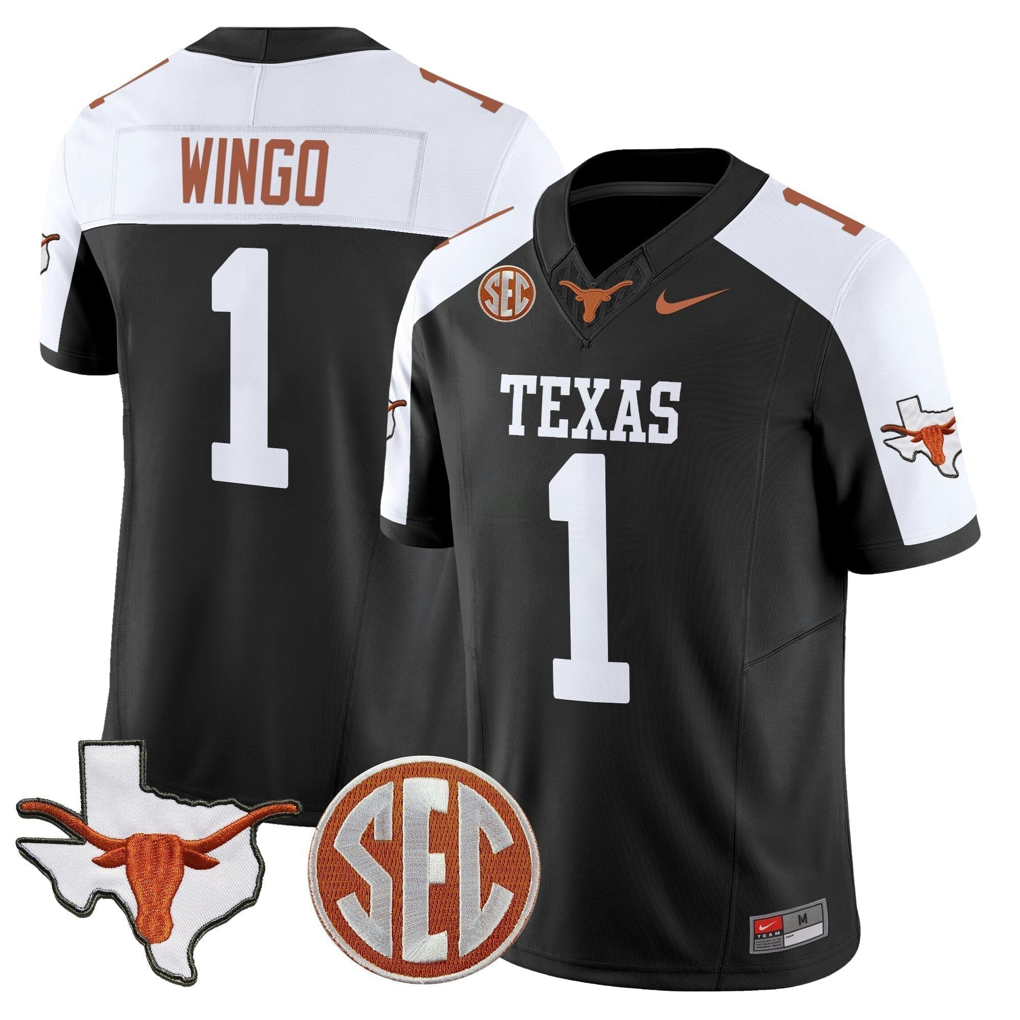 Camisa NCAA 2025 State Map & SEC Patch Vapor Limited Jersey