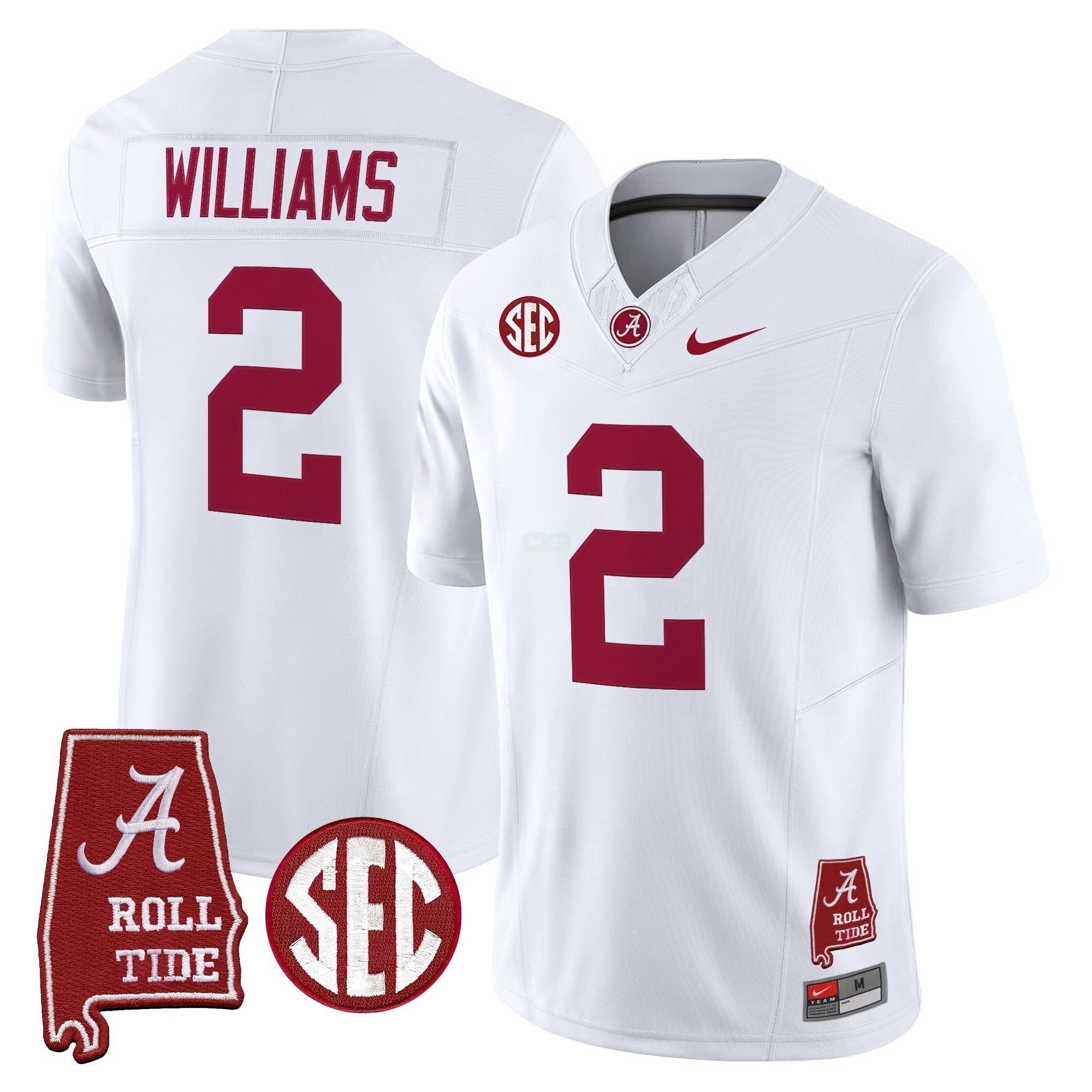 Camisa NCAA 2025 Vapor Limited Jersey - Alabama Map