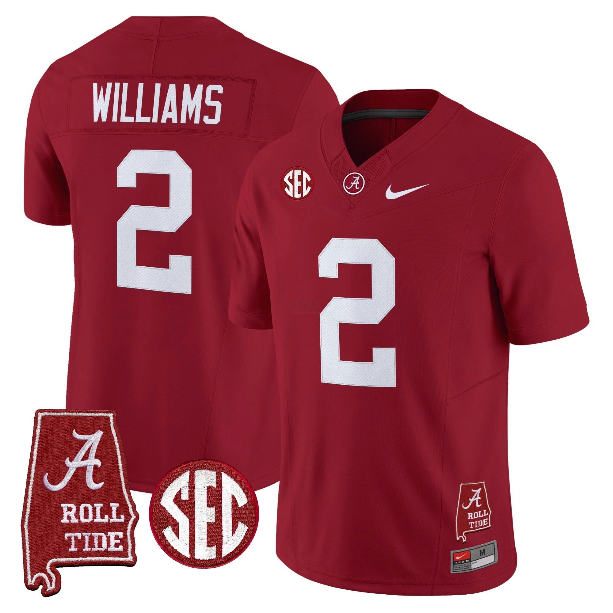 Camisa NCAA 2025 Vapor Limited Jersey - Alabama Map