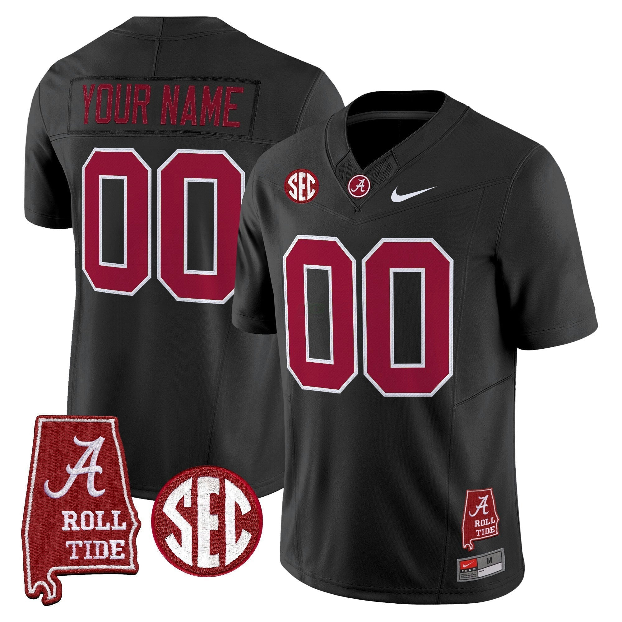 Camisa NCAA 2025 Vapor Limited Jersey - Alabama Map