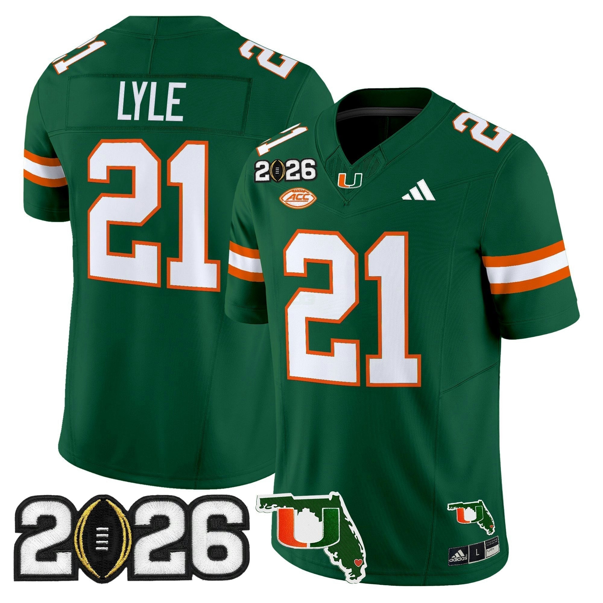 Camisa NCAA 2026 College Football Playoff Final & Florida Patch Vapor Limited Jersey
