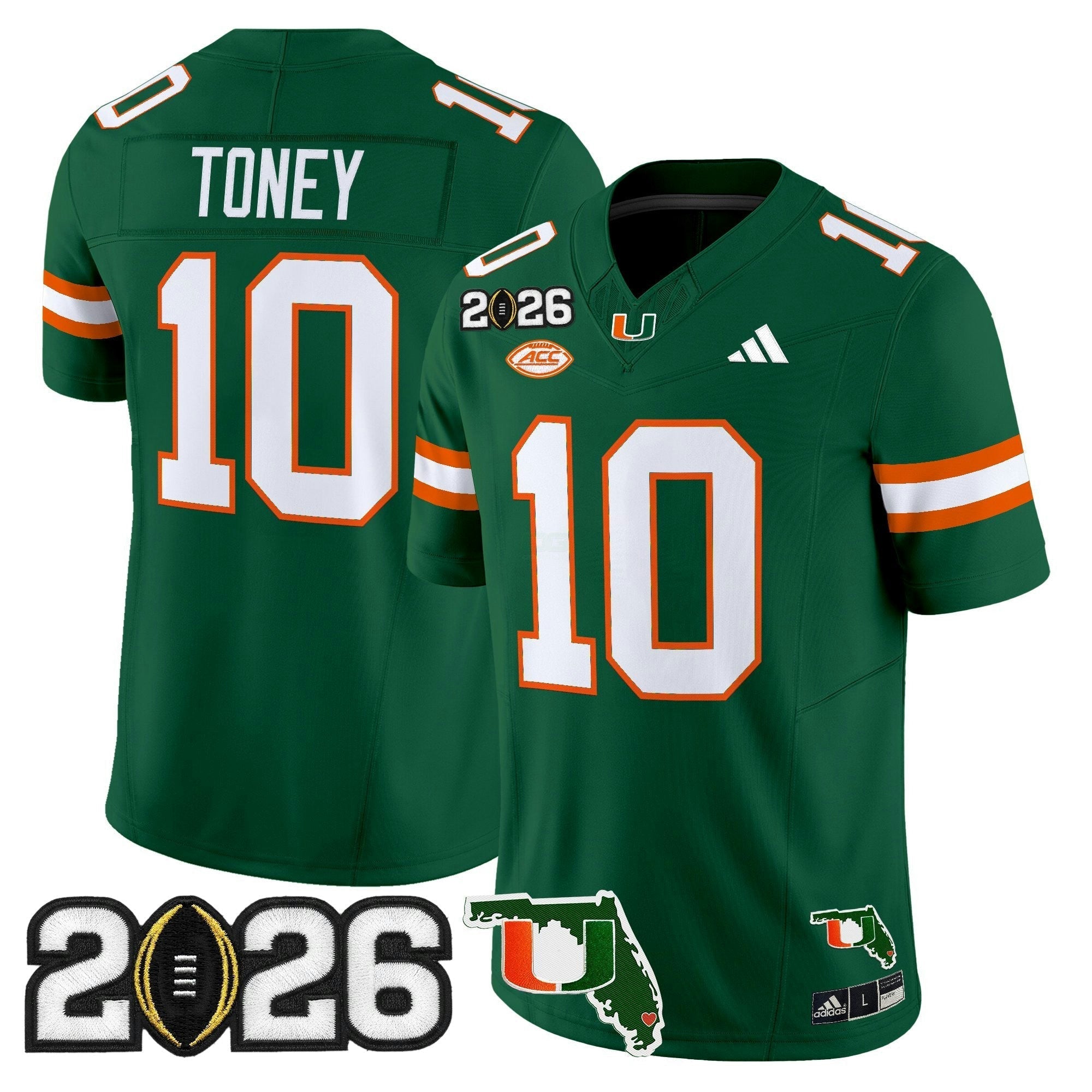 Camisa NCAA 2026 College Football Playoff Final & Florida Patch Vapor Limited Jersey