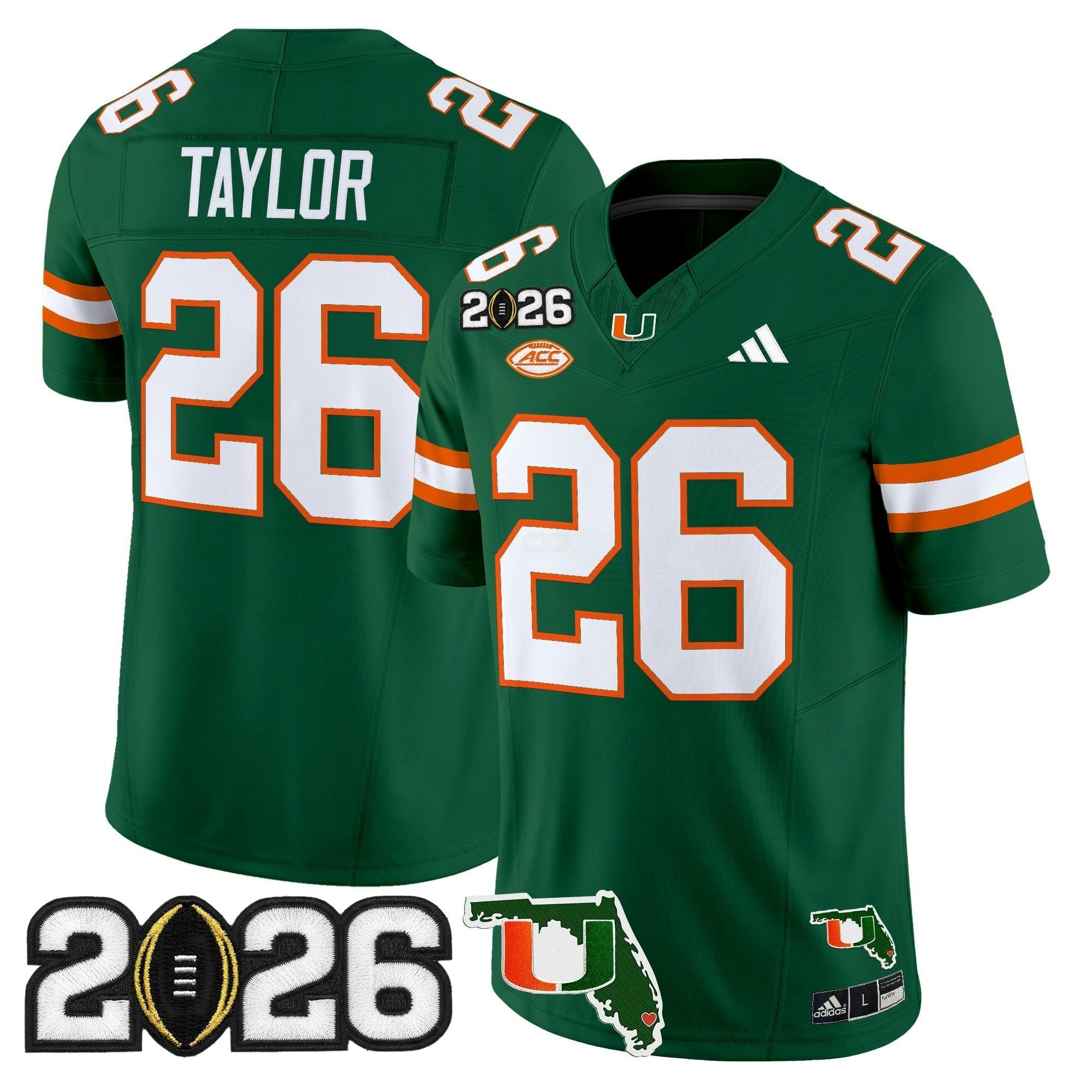 Camisa NCAA 2026 College Football Playoff Final & Florida Patch Vapor Limited Jersey
