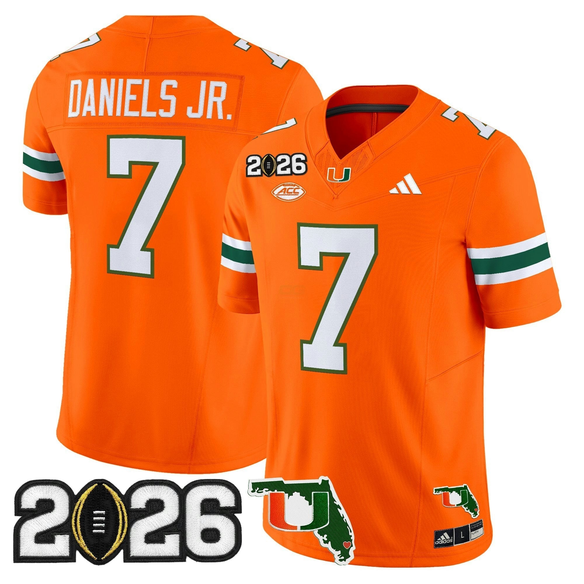 Camisa NCAA 2026 College Football Playoff Final & Florida Patch Vapor Limited Jersey