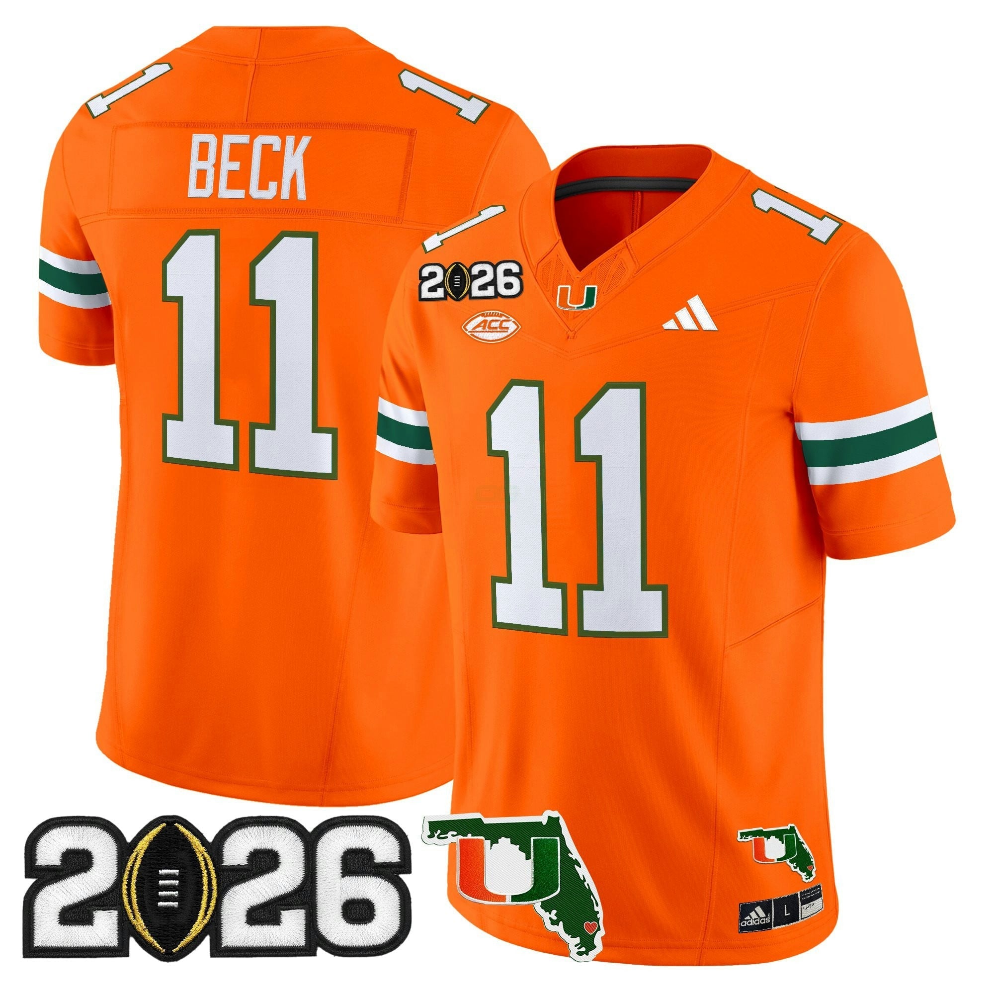 Camisa NCAA 2026 College Football Playoff Final & Florida Patch Vapor Limited Jersey