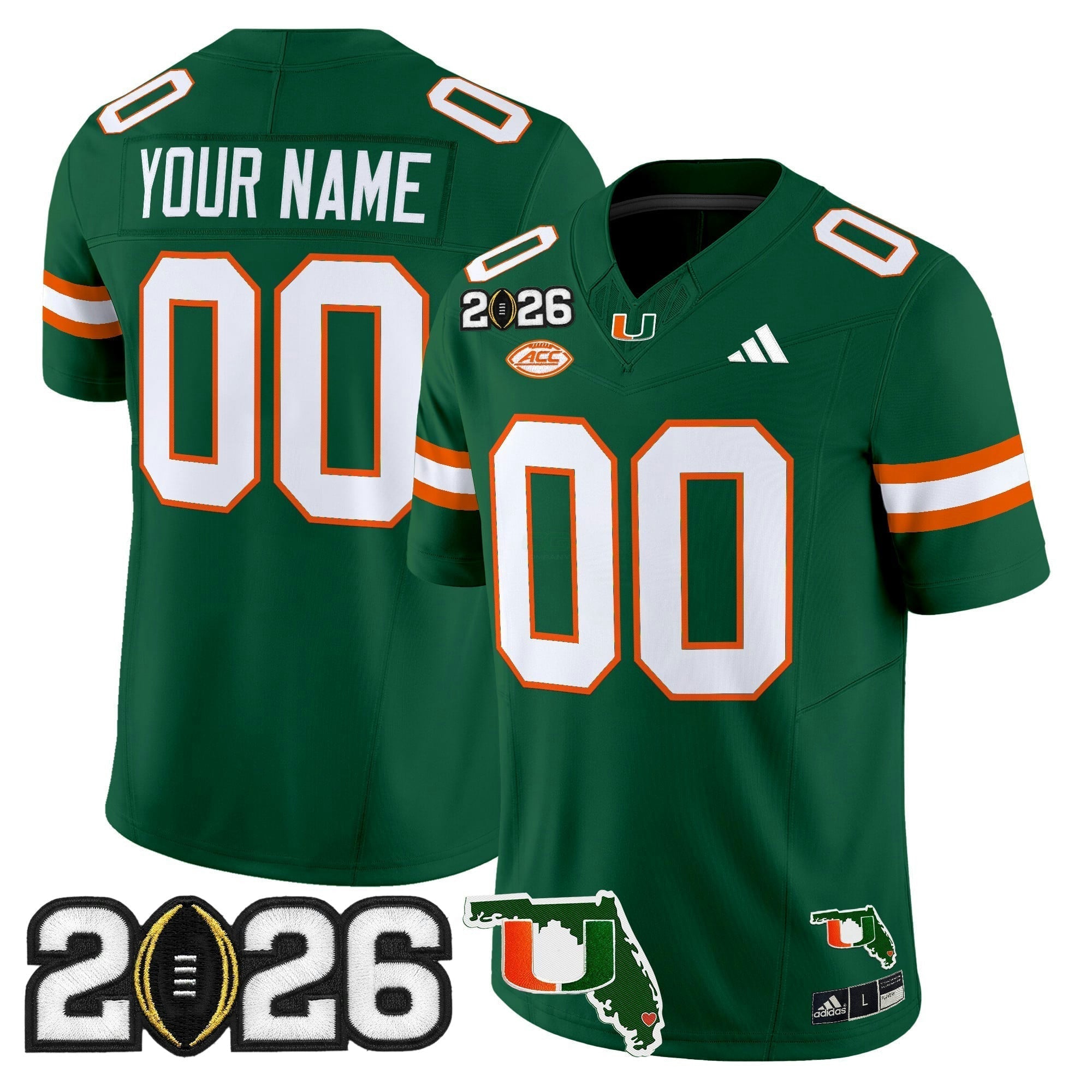 Camisa NCAA 2026 College Football Playoff Final & Florida Patch Vapor Limited Jersey