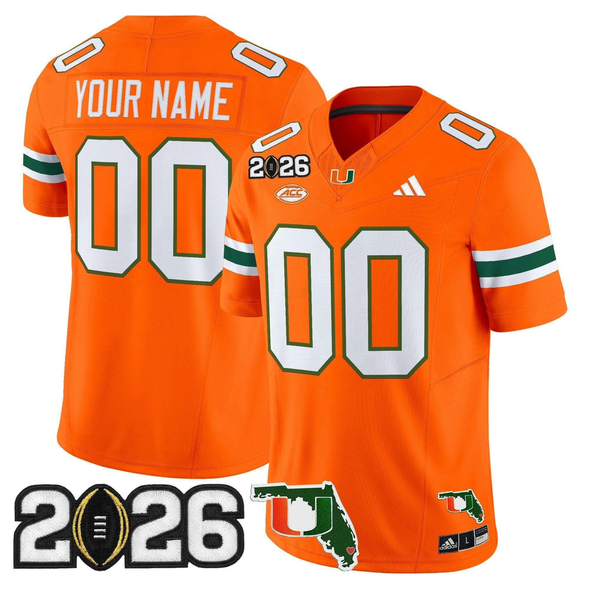 Camisa NCAA 2026 College Football Playoff Final & Florida Patch Vapor Limited Jersey