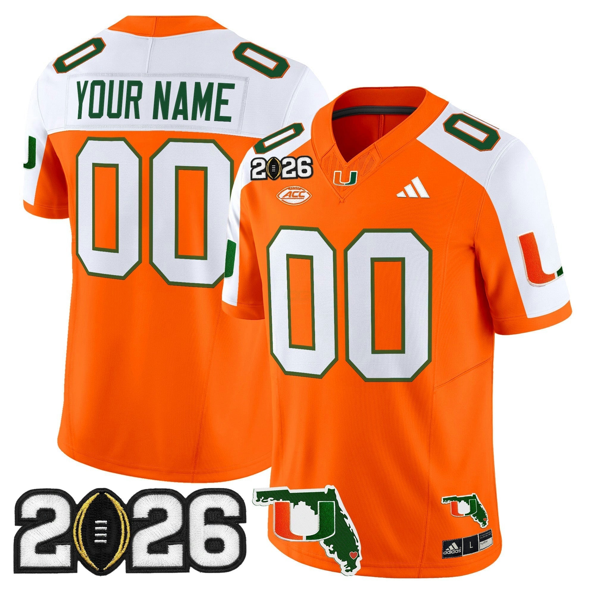 Camisa NCAA 2026 College Football Playoff Final & Florida Patch Vapor Limited Jersey