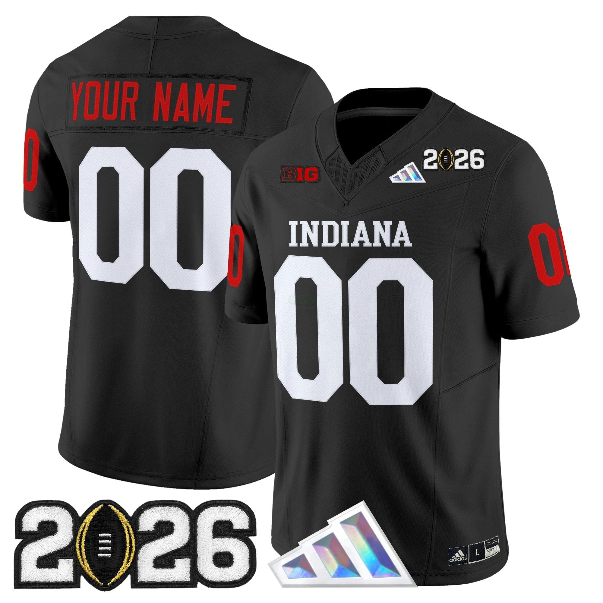 Camisa NCAA 2026 College Football Playoff Final Patch Vapor Limited Jersey V3