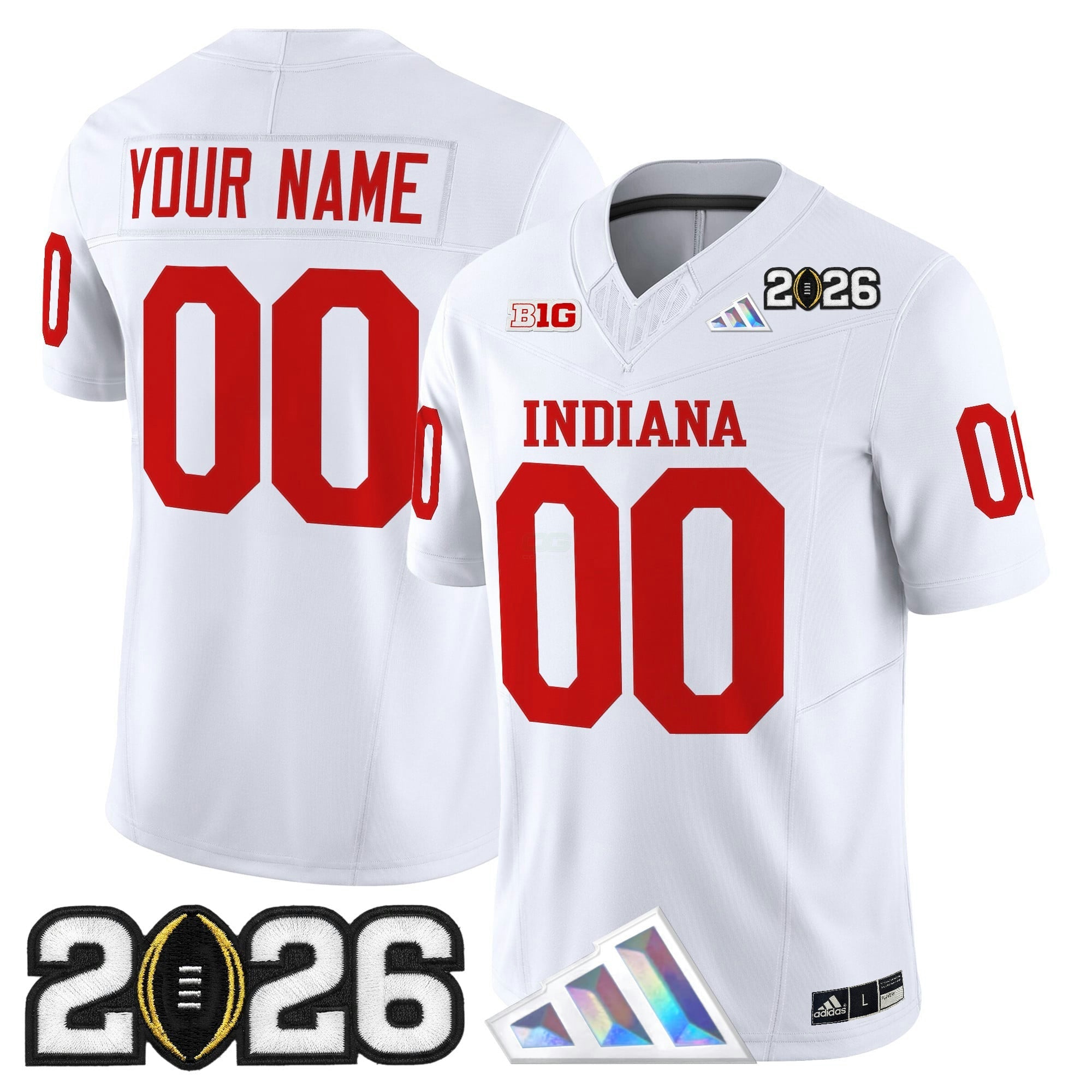 Camisa NCAA 2026 College Football Playoff Final Patch Vapor Limited Jersey V3