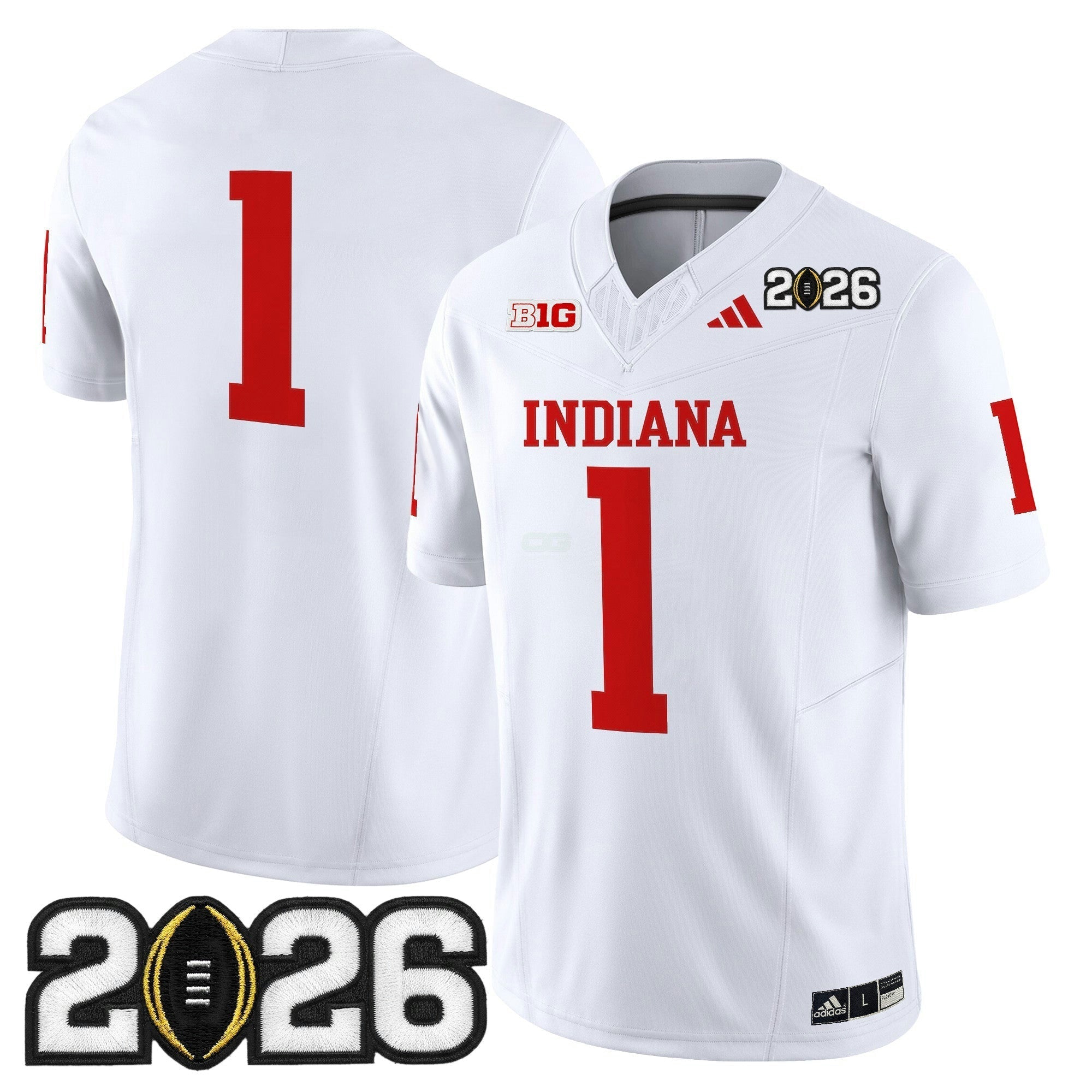 Camisa NCAA 2026 College Football Playoff Final Patch Vapor Limited Jersey V2