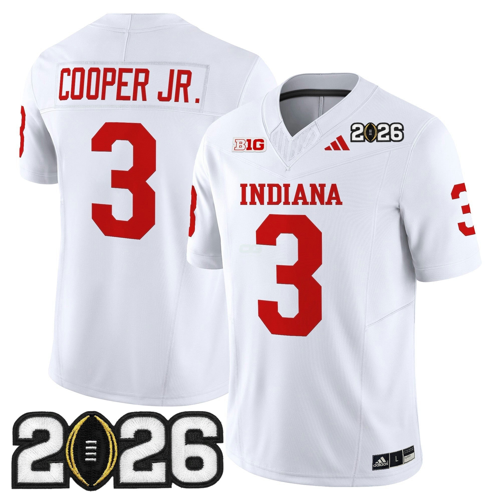 Camisa NCAA 2026 College Football Playoff Final Patch Vapor Limited Jersey V2
