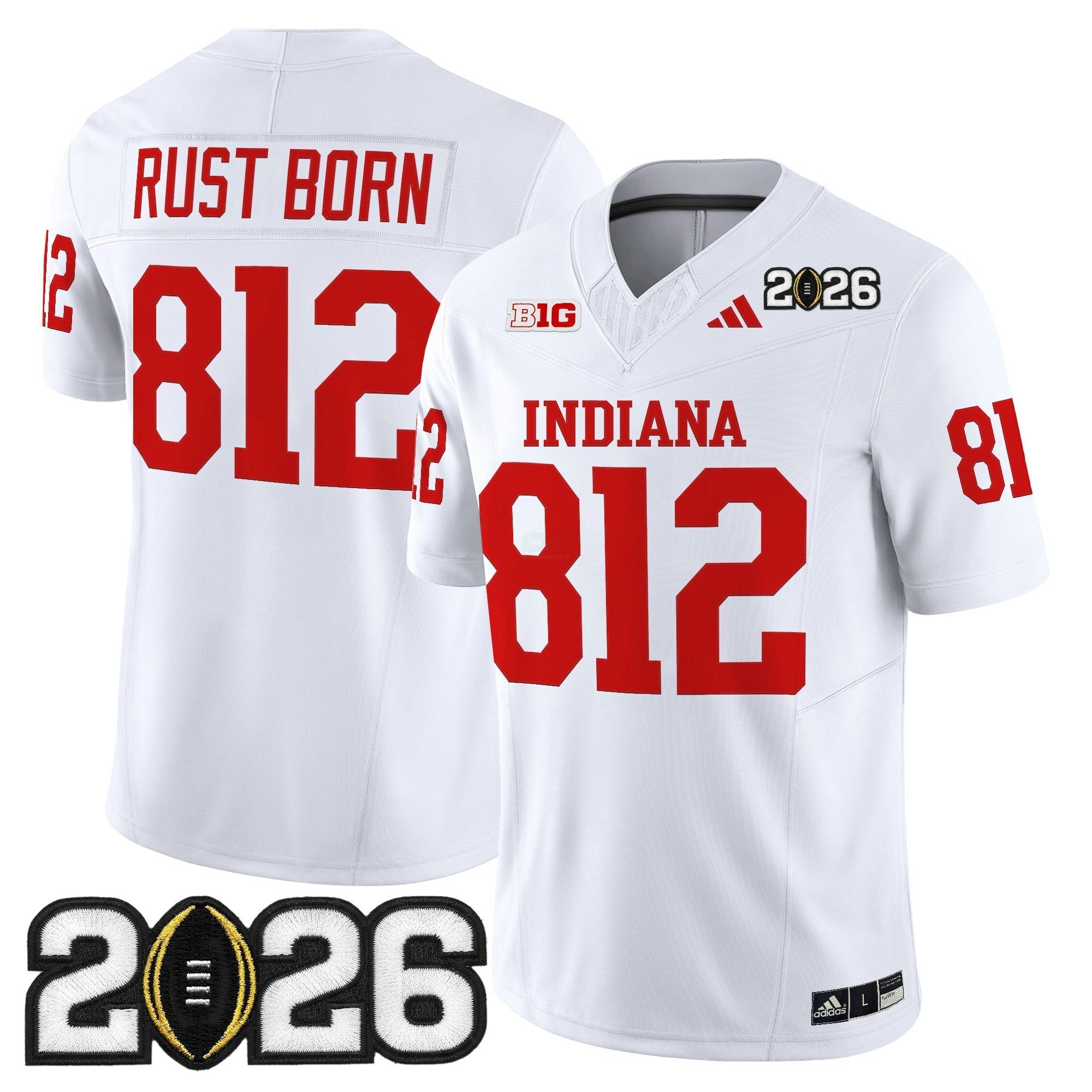 Camisa NCAA 2026 College Football Playoff Final Patch Vapor Limited Jersey V2