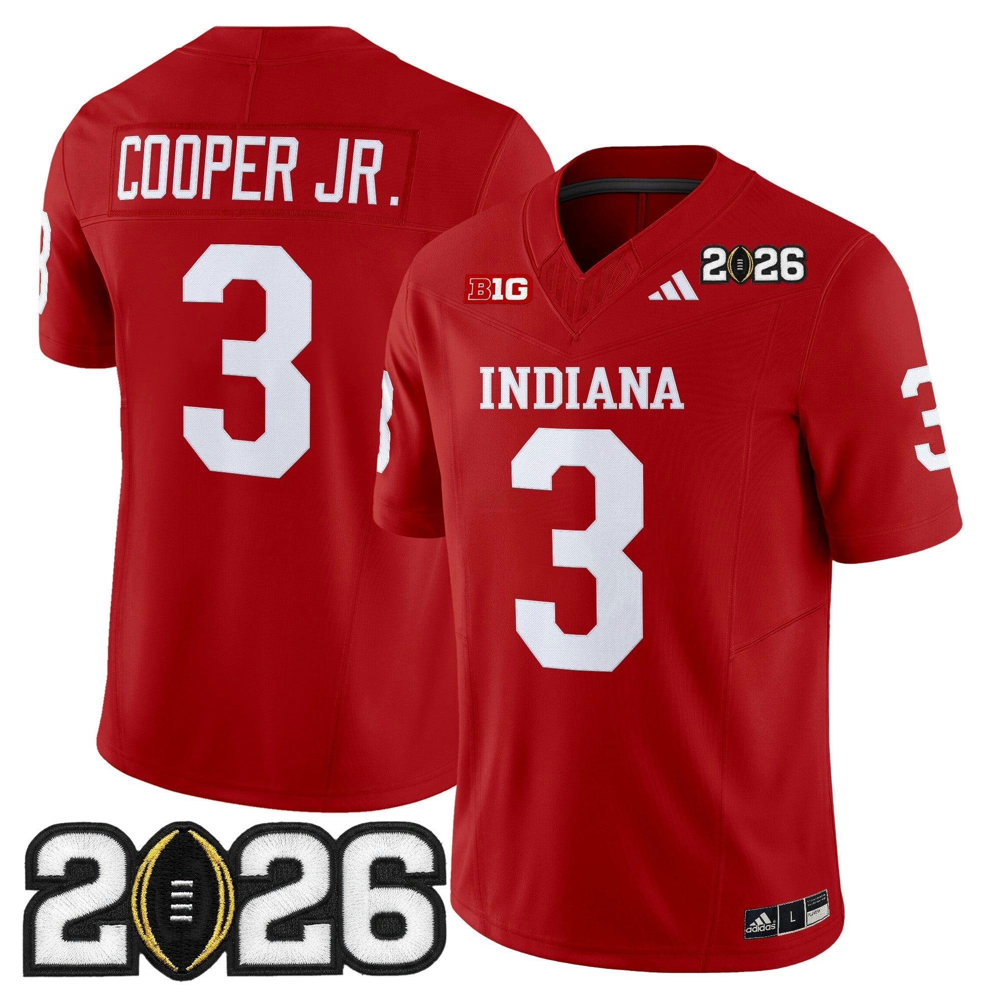 Camisa NCAA 2026 College Football Playoff Final Patch Vapor Limited Jersey V2