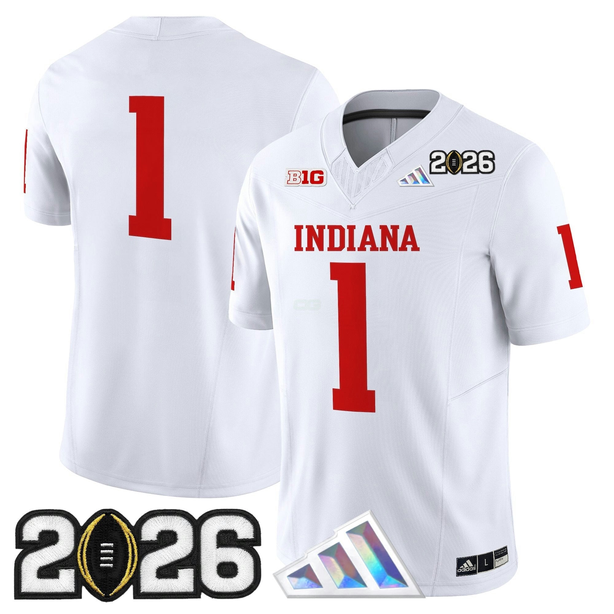 Camisa NCAA 2026 College Football Playoff Final Patch Vapor Limited Jersey V3