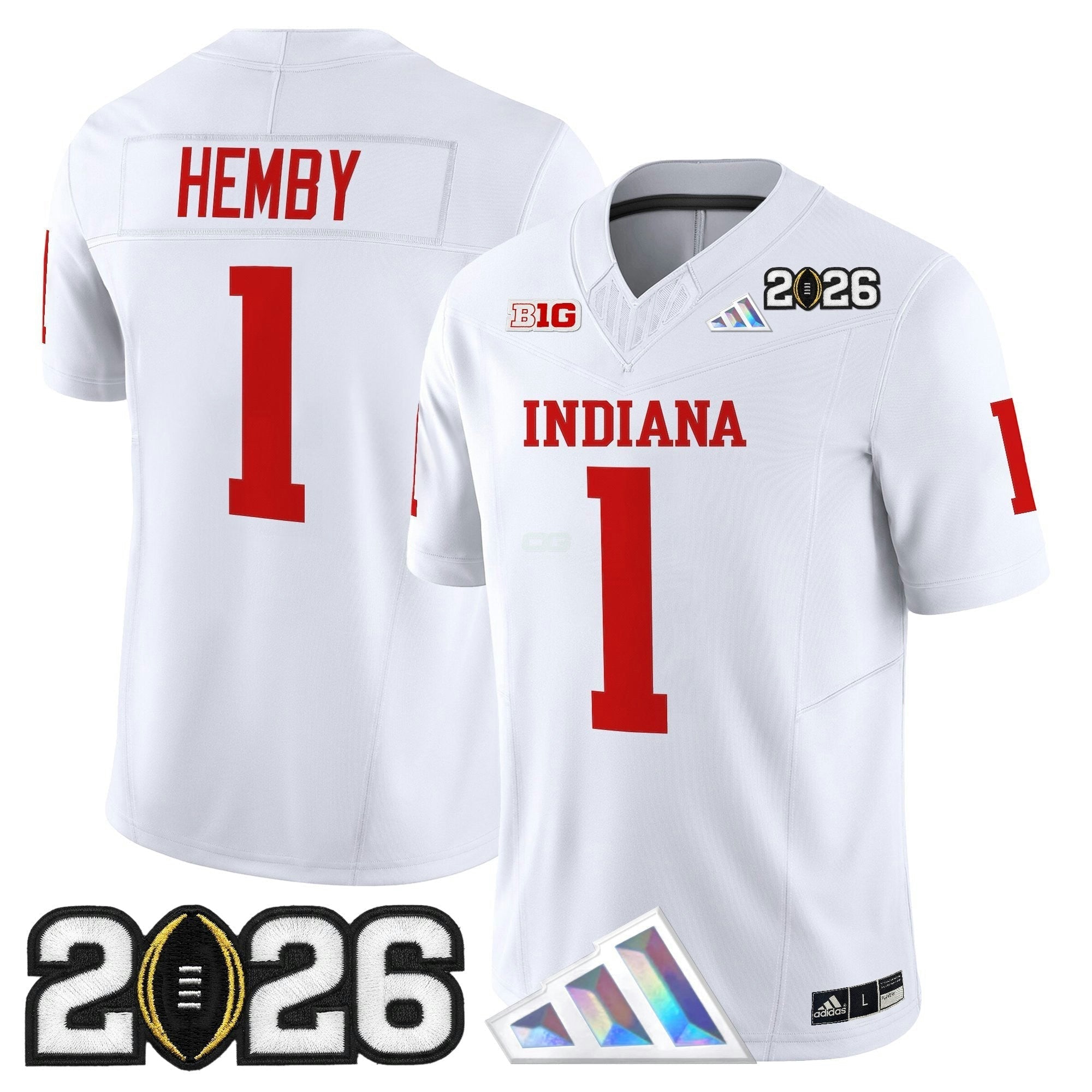 Camisa NCAA 2026 College Football Playoff Final Patch Vapor Limited Jersey V3