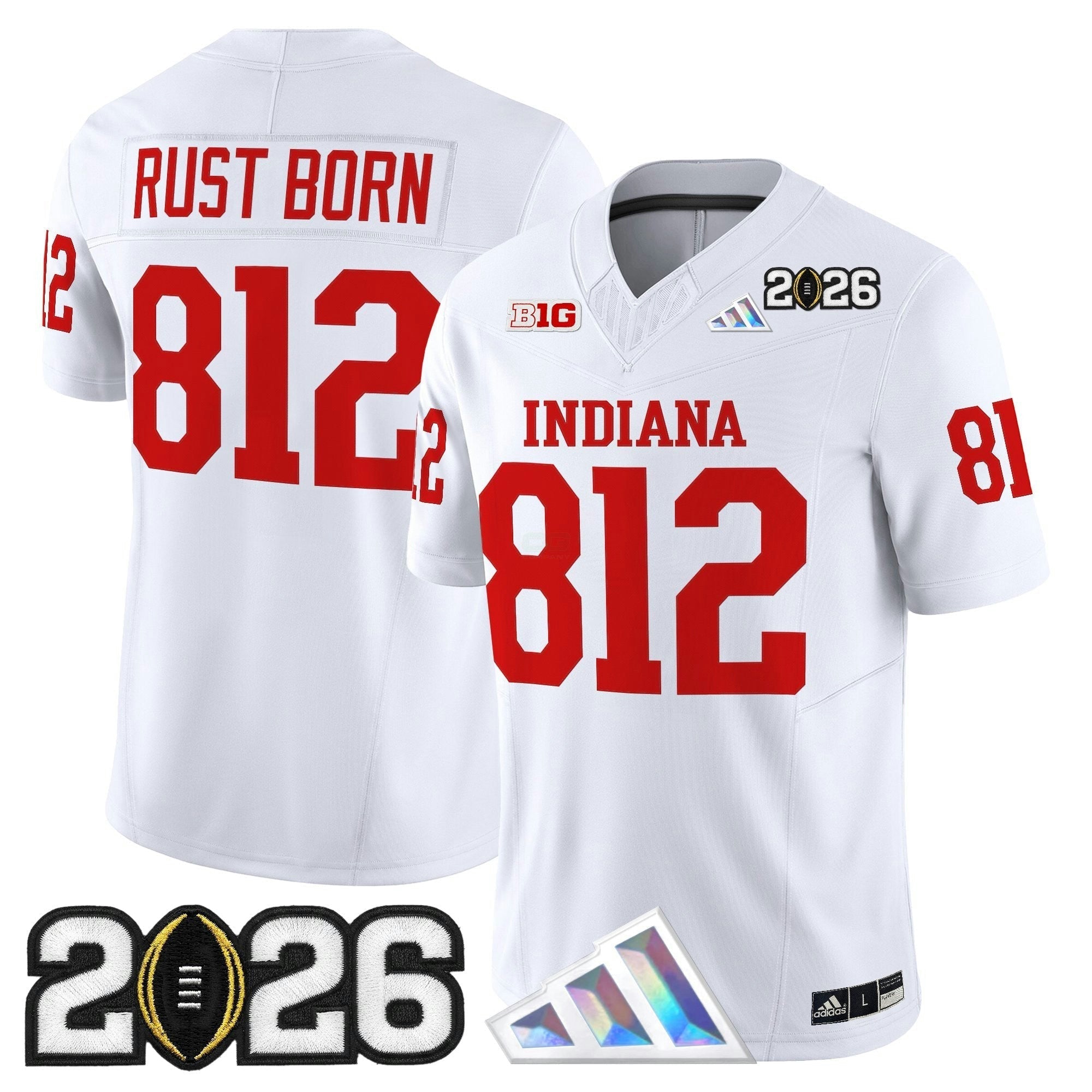 Camisa NCAA 2026 College Football Playoff Final Patch Vapor Limited Jersey V3