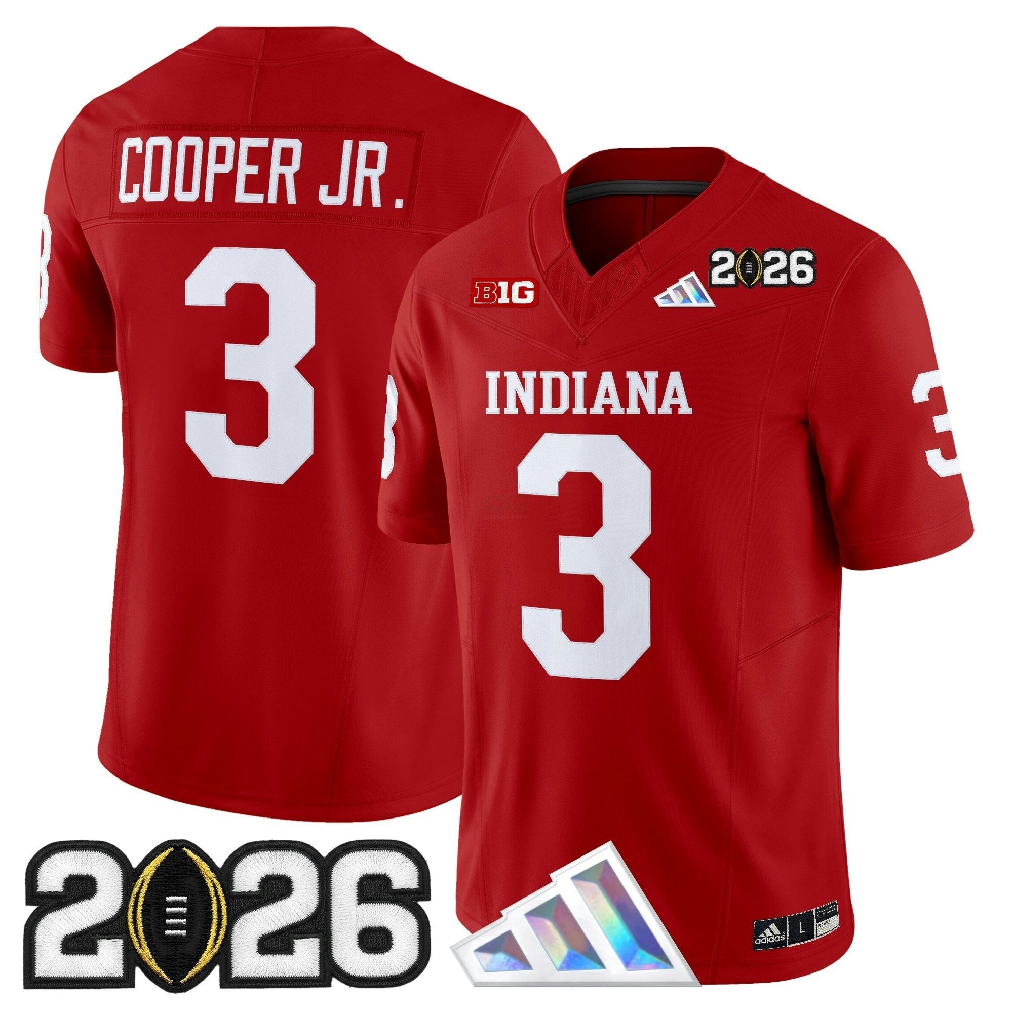 Camisa NCAA 2026 College Football Playoff Final Patch Vapor Limited Jersey V3