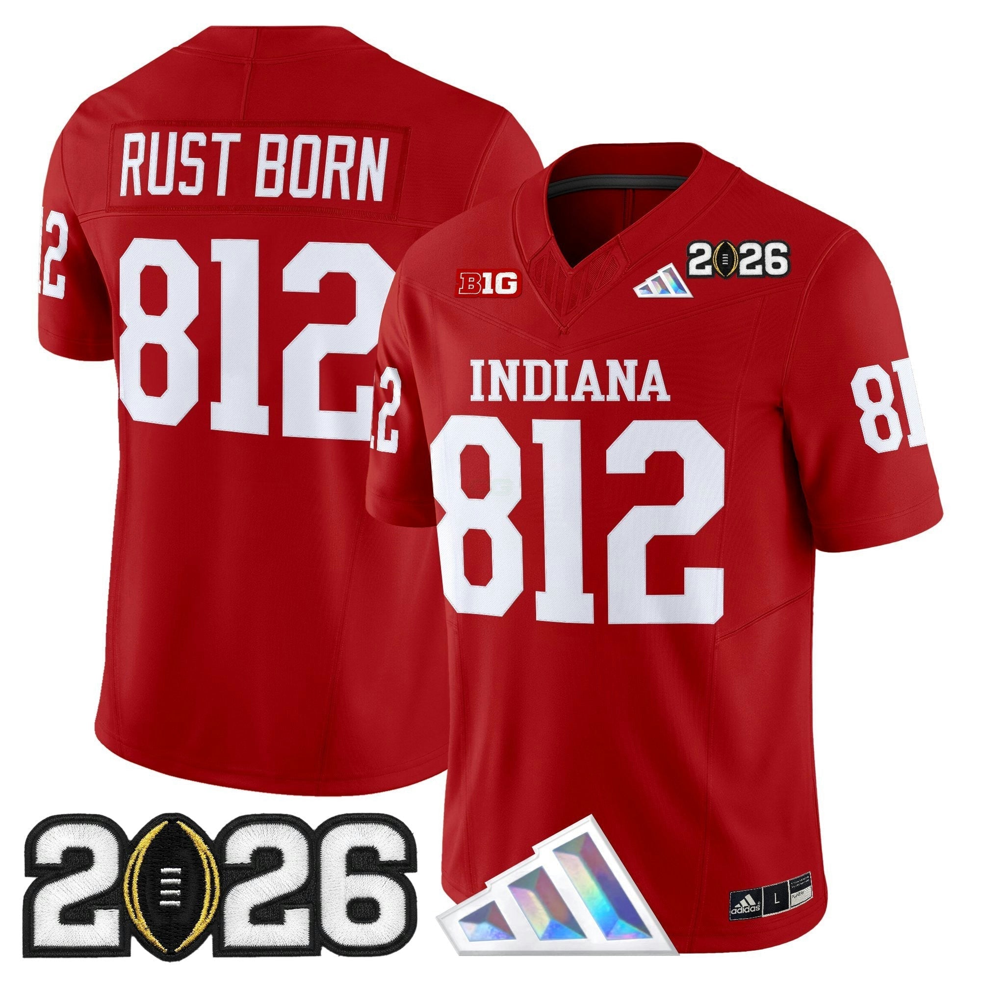 Camisa NCAA 2026 College Football Playoff Final Patch Vapor Limited Jersey V3