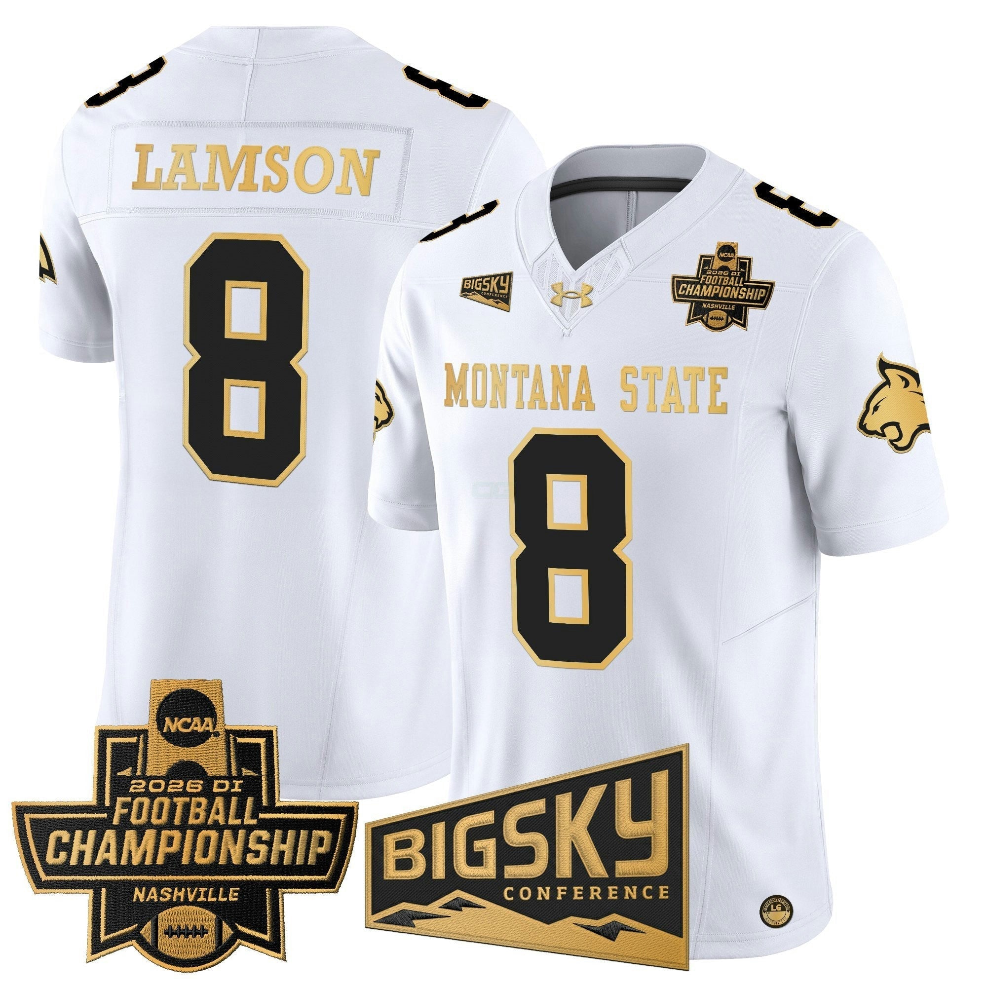 Camisa NCAA 2026 Football Championship Gold Vapor Limited Jersey